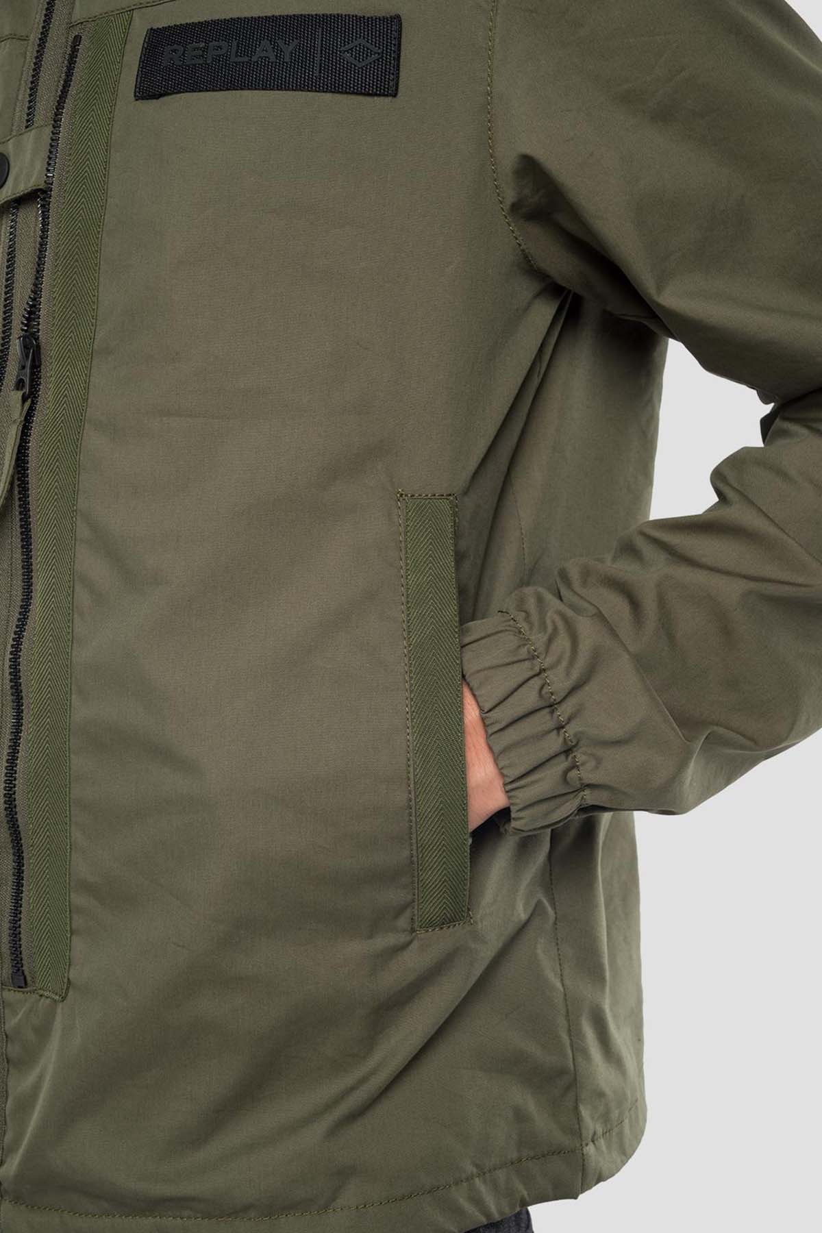 Replay Kapüşonlu Kapaklı Cep Detaylı Mont-Libas Trendy Fashion Store