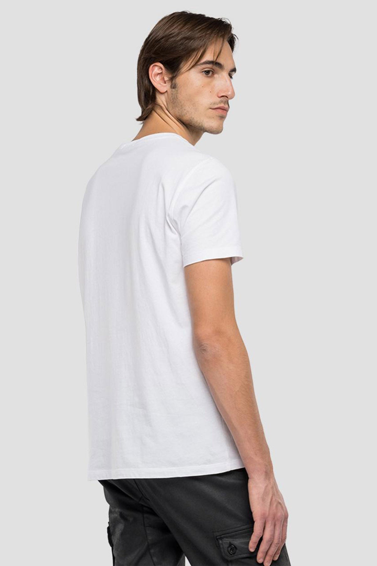 Replay Yuvarlak Yaka Köpek Grafikli T-shirt-Libas Trendy Fashion Store