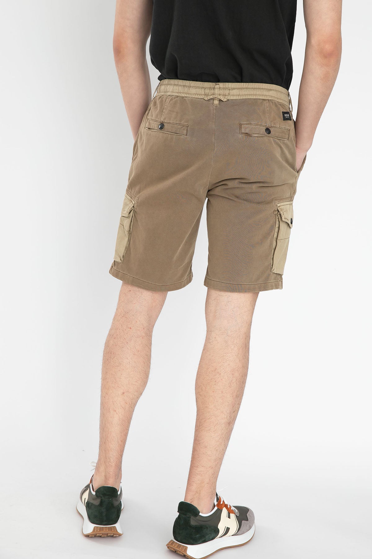 Replay Beli Lastikli Kargo Cepli Şort-Libas Trendy Fashion Store