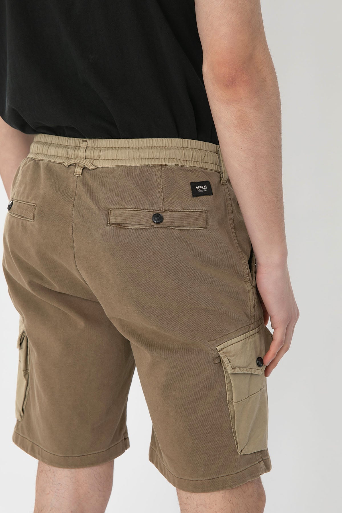 Replay Beli Lastikli Kargo Cepli Şort-Libas Trendy Fashion Store