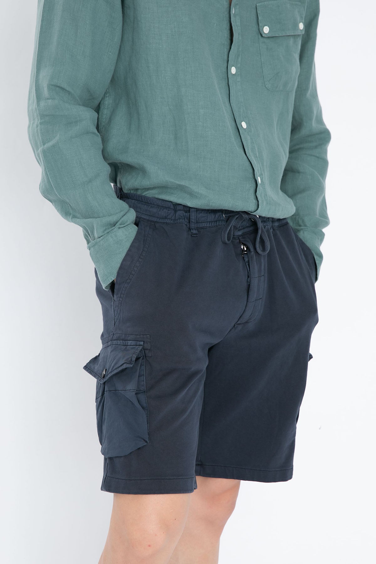 Replay Beli Lastikli Kargo Cepli Şort-Libas Trendy Fashion Store