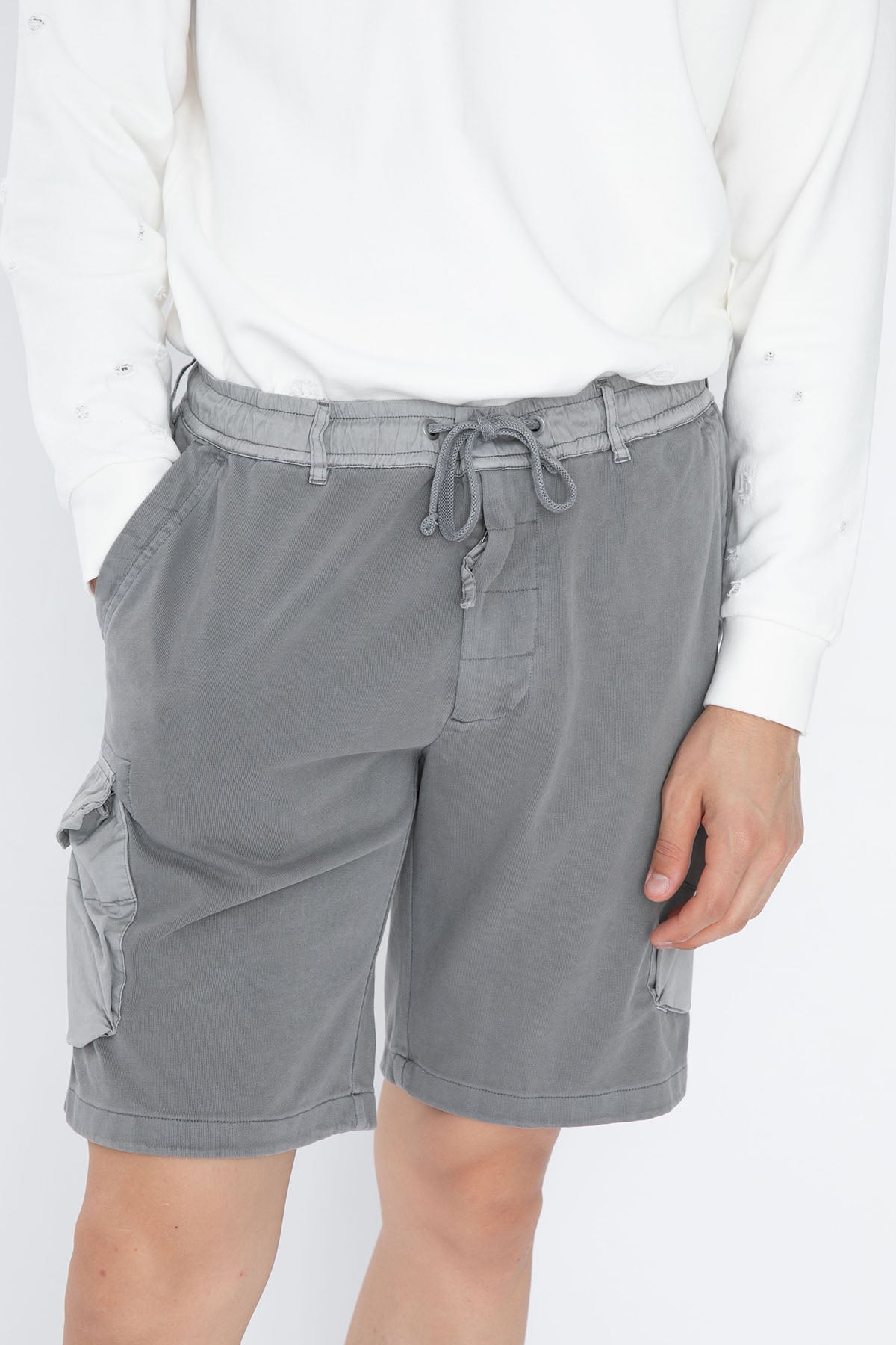 Replay Beli Lastikli Kargo Cepli Şort-Libas Trendy Fashion Store