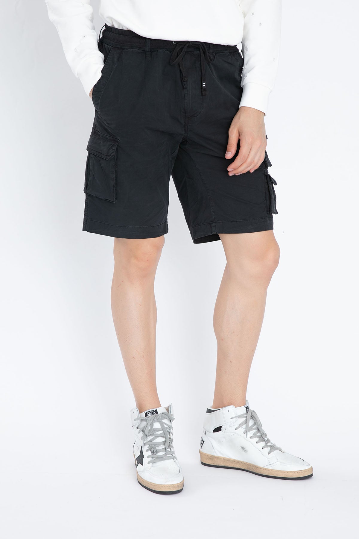 Replay Beli Lastikli Kargo Cepli Streç Şort-Libas Trendy Fashion Store