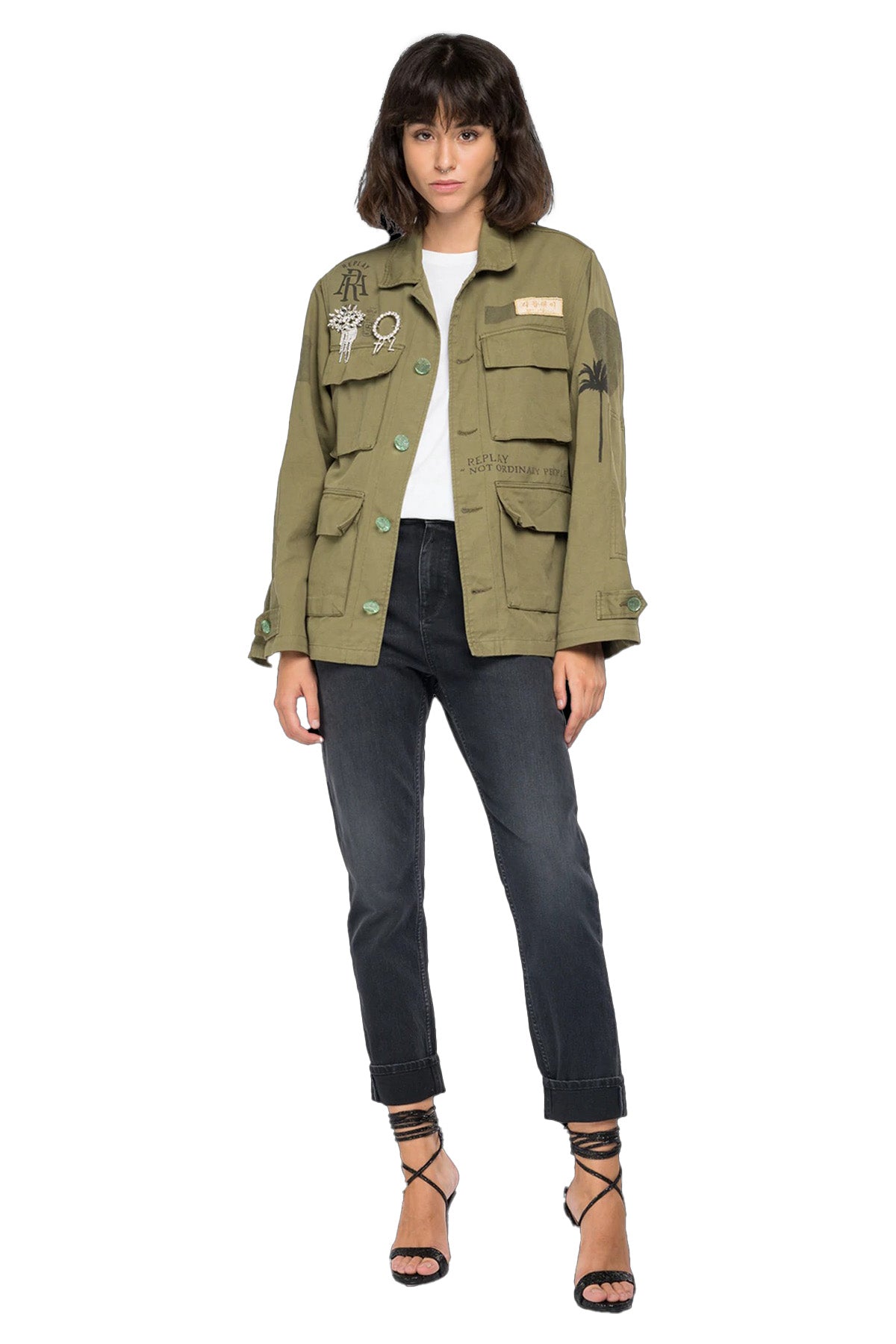 Replay Ketenli Safari Ceket-Libas Trendy Fashion Store