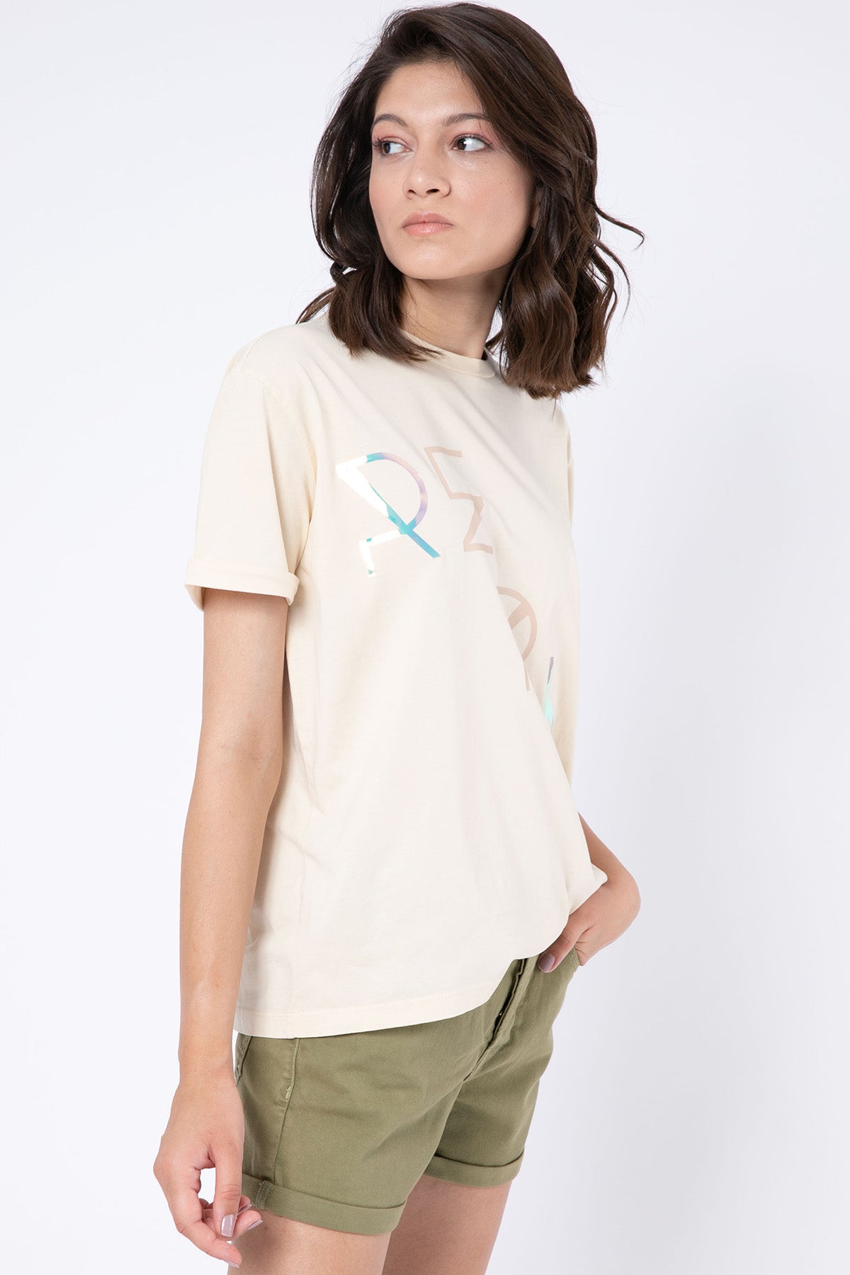 Replay Yuvarlak Yaka Logolu T-shirt-Libas Trendy Fashion Store