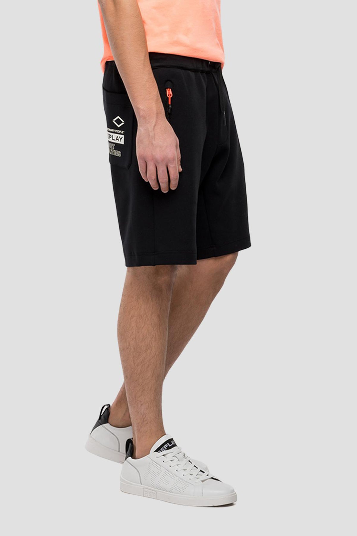 Replay Beli Lastikli Streç Şort-Libas Trendy Fashion Store