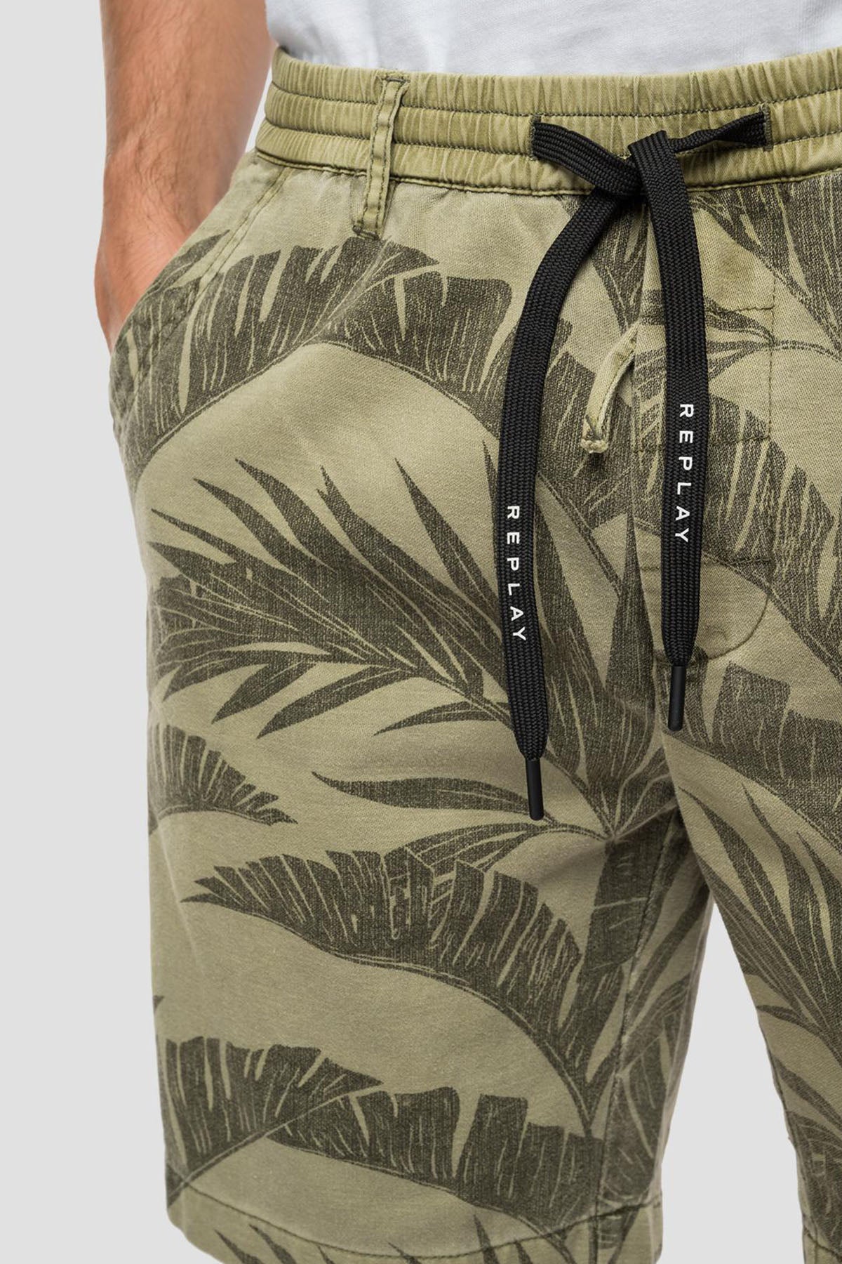 Replay Beli Lastikli Desenli Şort-Libas Trendy Fashion Store