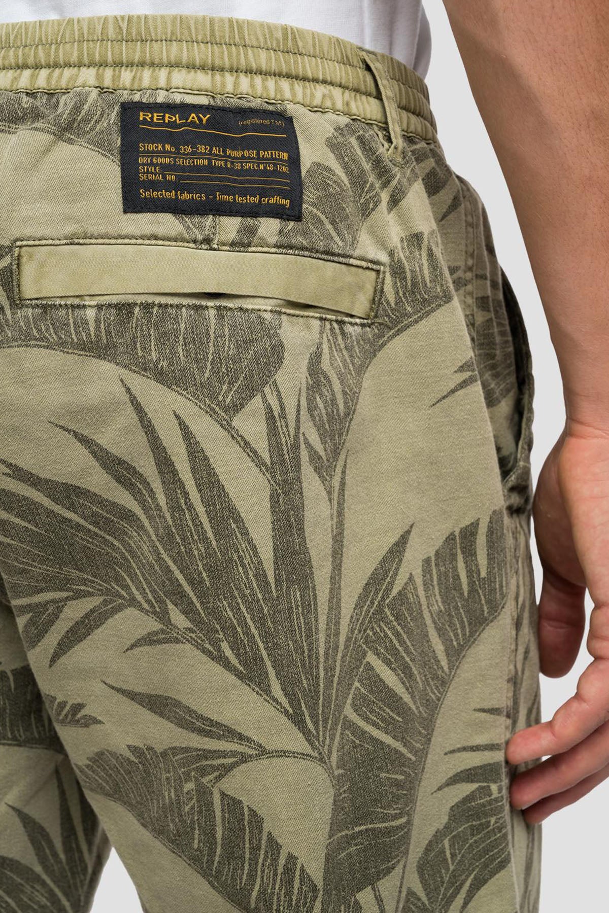 Replay Beli Lastikli Desenli Şort-Libas Trendy Fashion Store