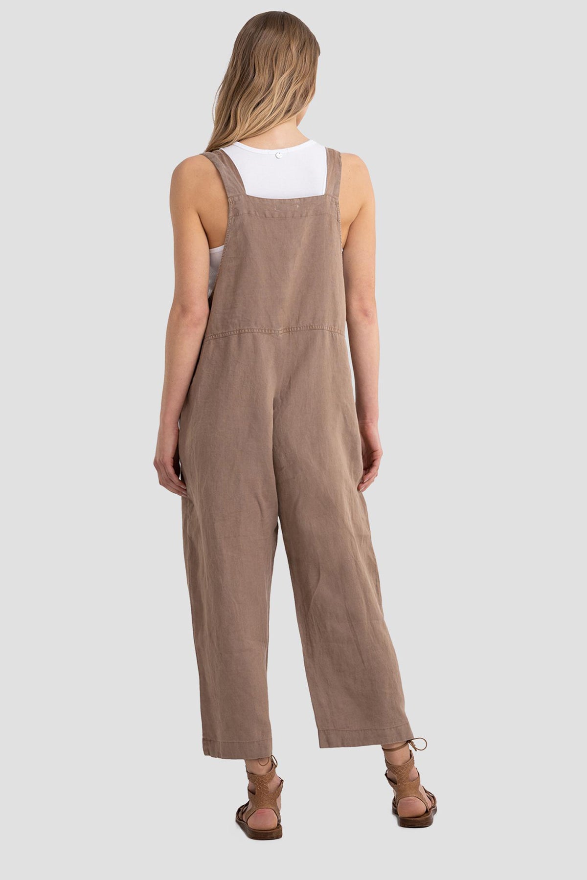 Replay Rahat Kesim Bağlama Askılı Keten Tulum-Libas Trendy Fashion Store