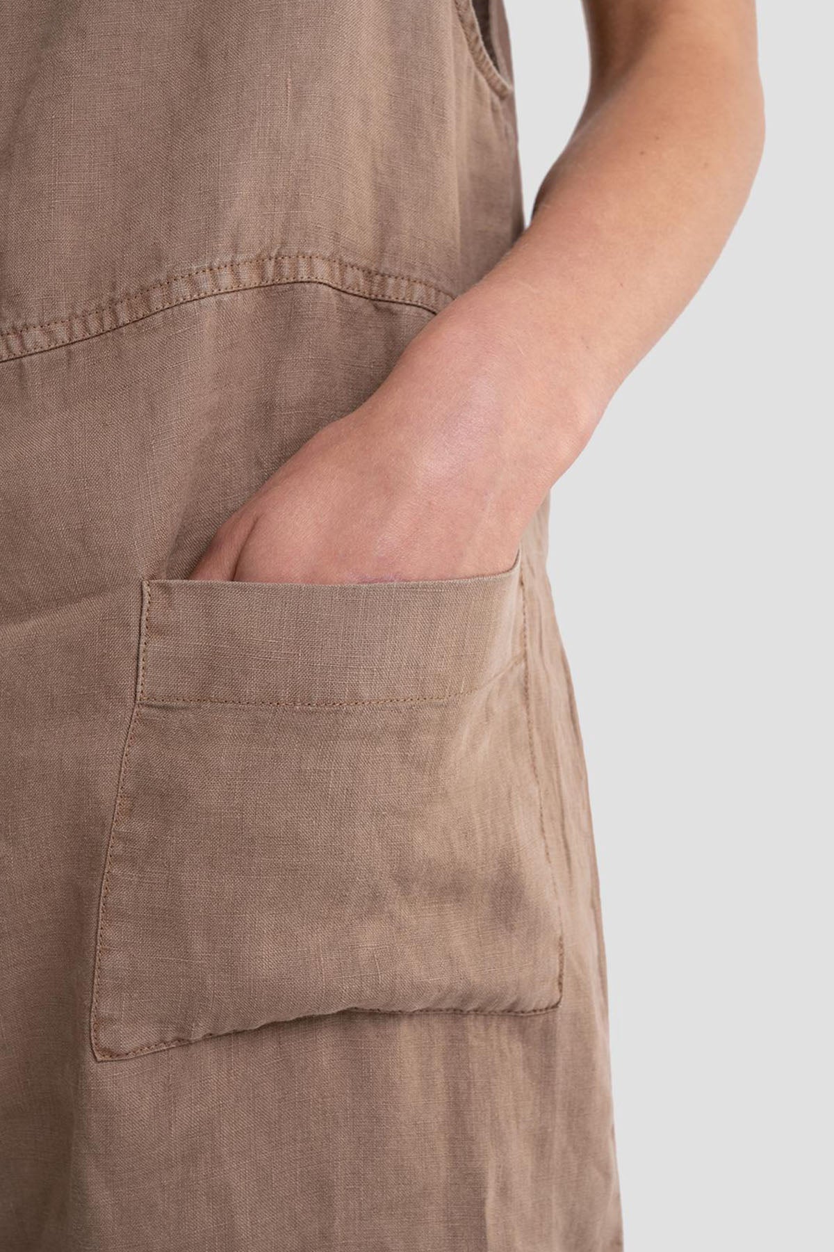 Replay Rahat Kesim Bağlama Askılı Keten Tulum-Libas Trendy Fashion Store