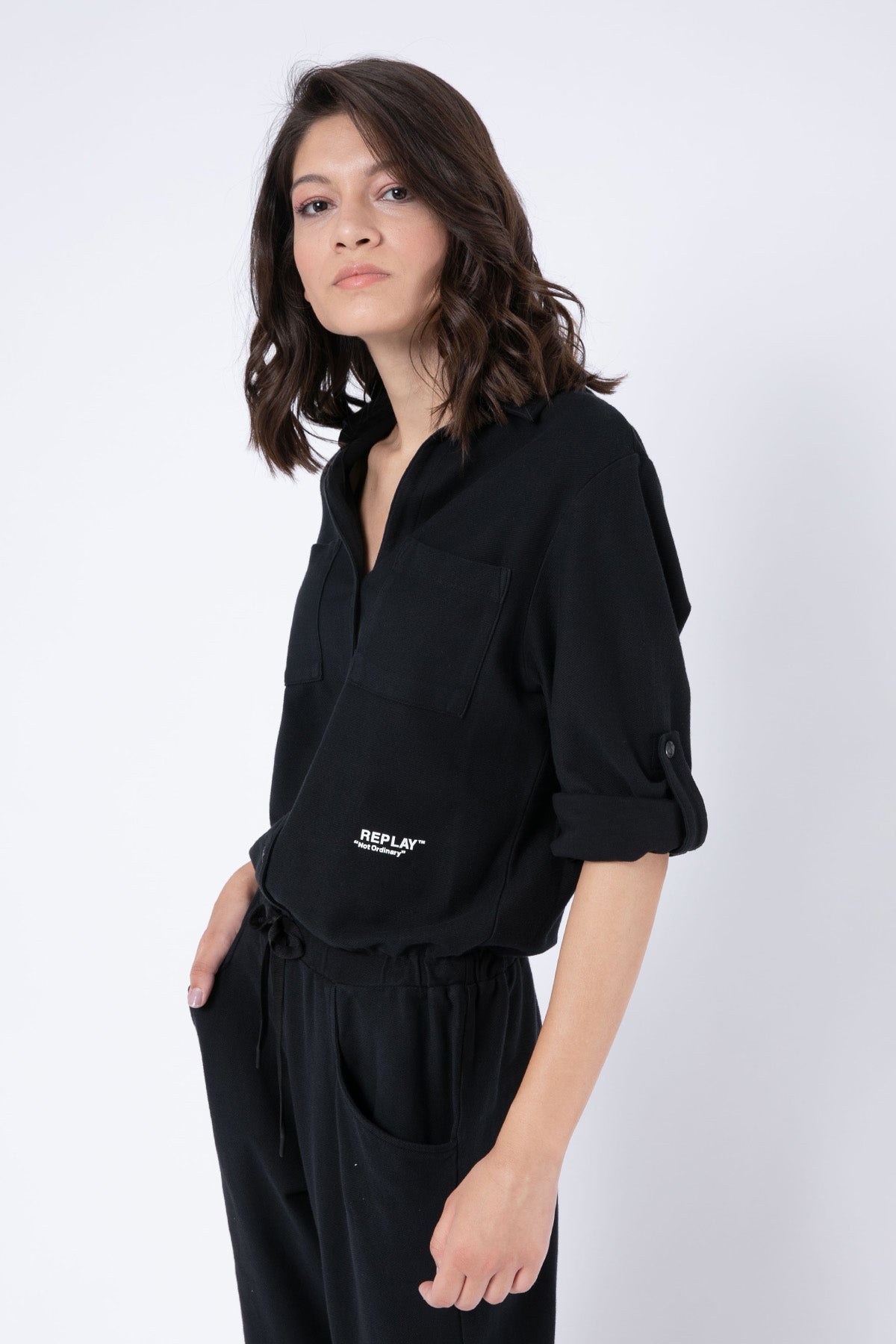 Replay Beli Lastikli Relaxed Fit Tulum-Libas Trendy Fashion Store