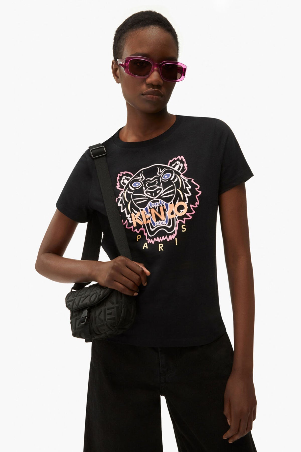 Kenzo Kaplan Logolu T-shirt-Libas Trendy Fashion Store