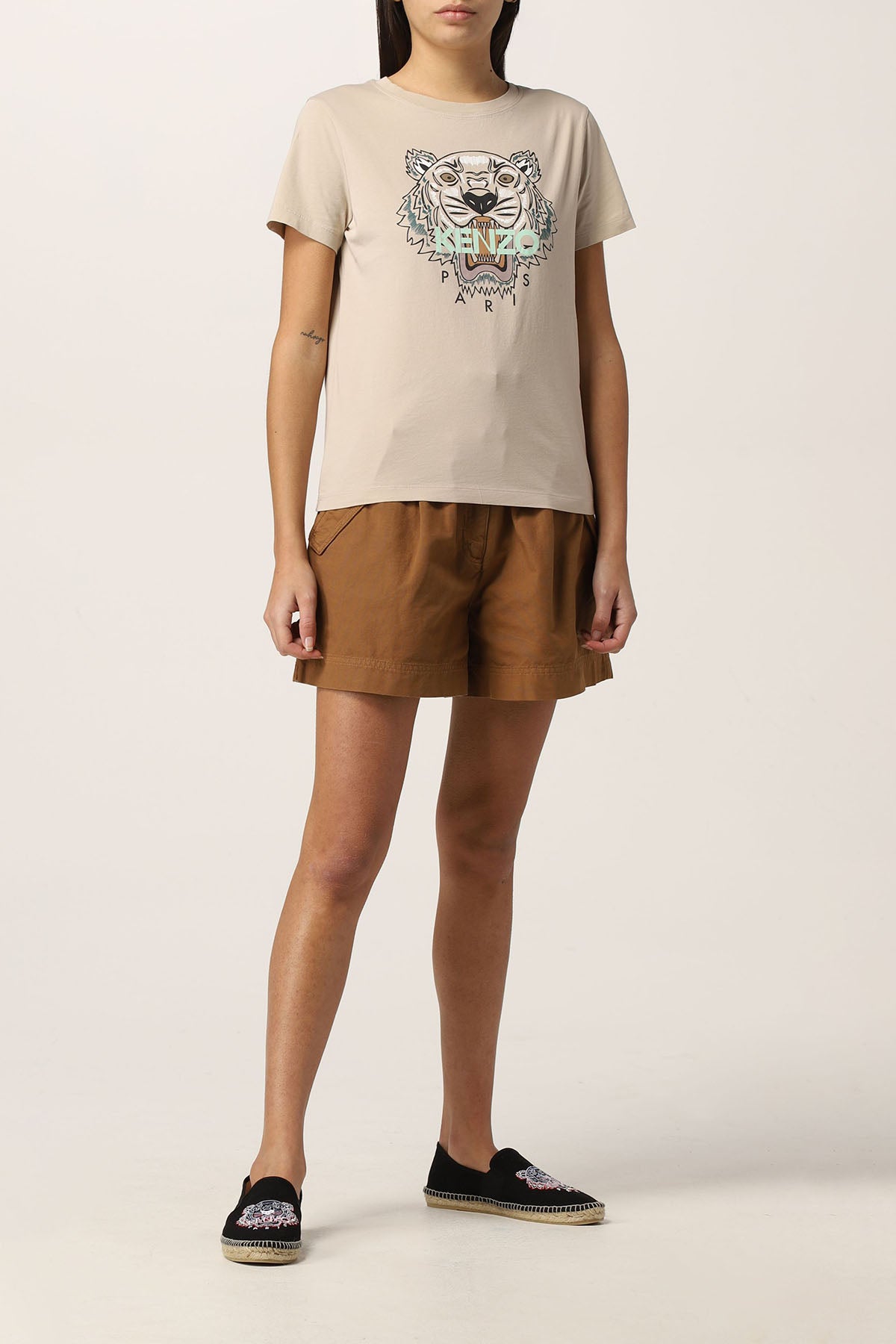 Kenzo Kaplan Logolu T-shirt-Libas Trendy Fashion Store