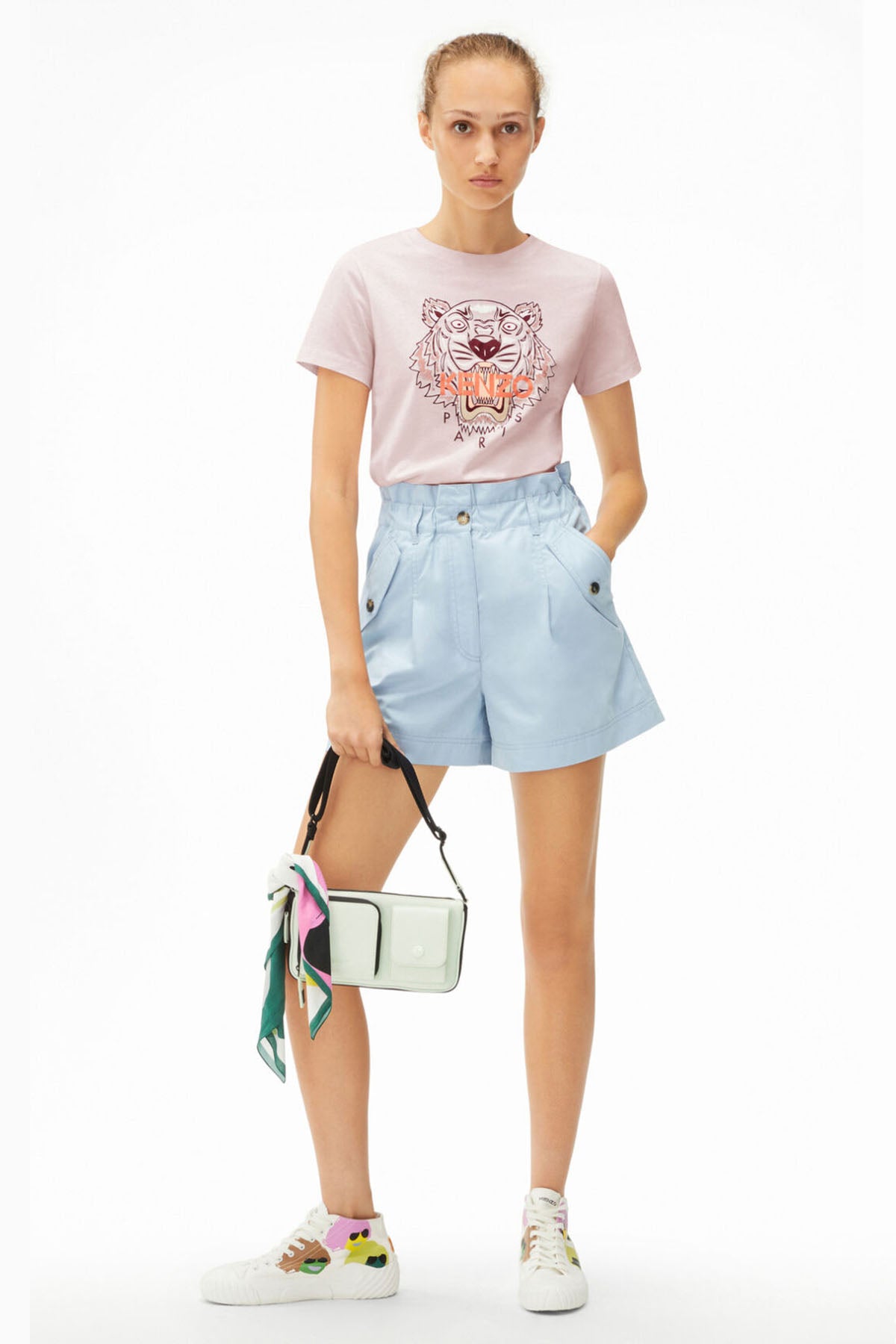 Kenzo Kaplan Logolu T-shirt-Libas Trendy Fashion Store
