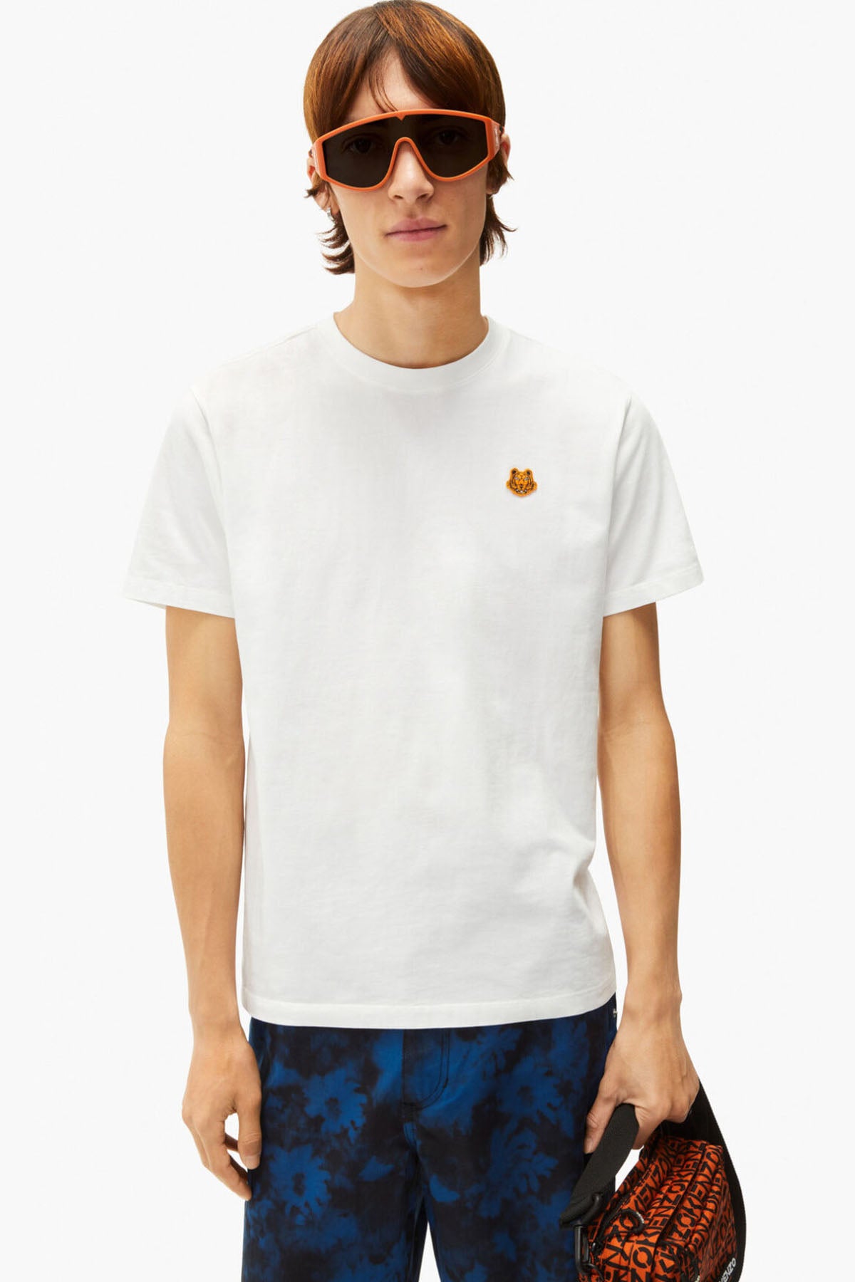 Kenzo Kaplan Logolu Yuvarlak Yaka T-shirt-Libas Trendy Fashion Store