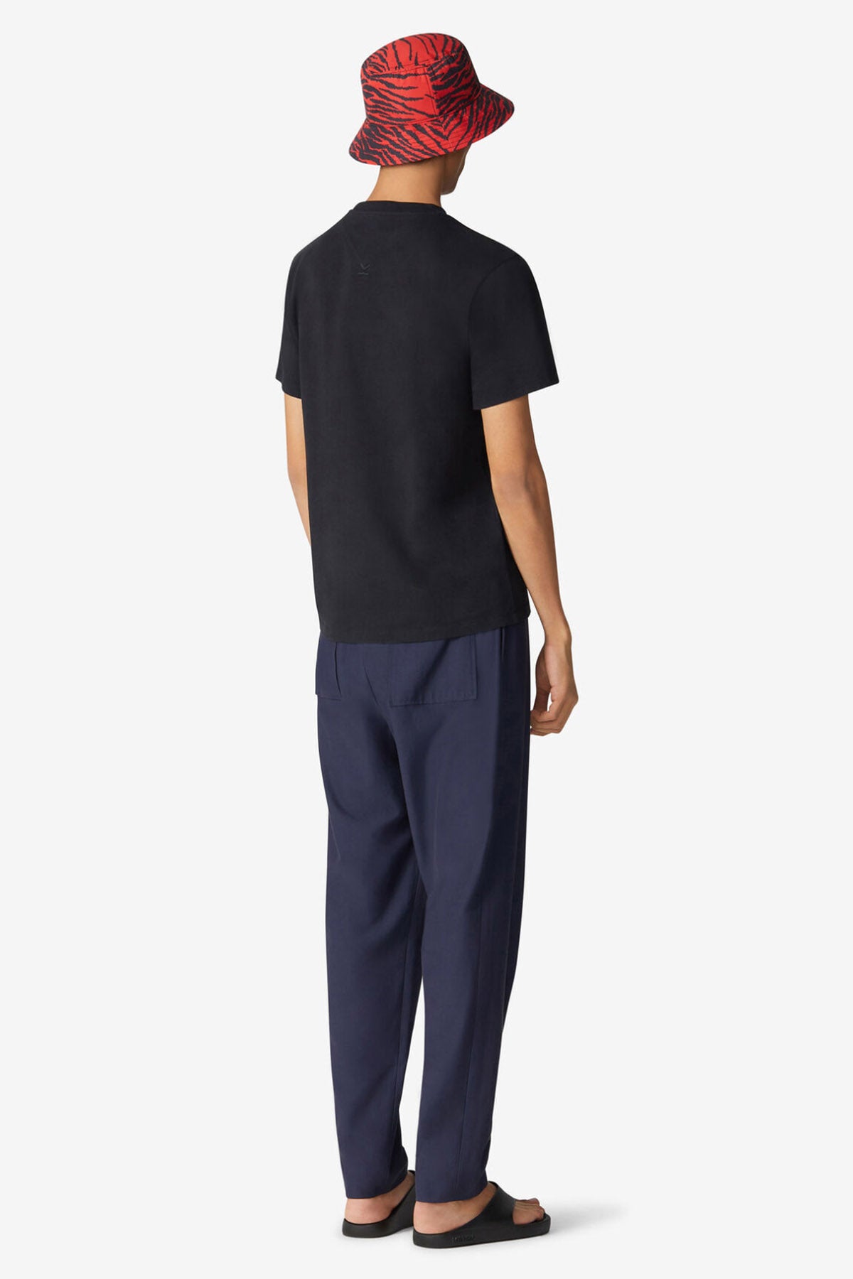 Kenzo Kaplan Logolu Yuvarlak Yaka T-shirt-Libas Trendy Fashion Store