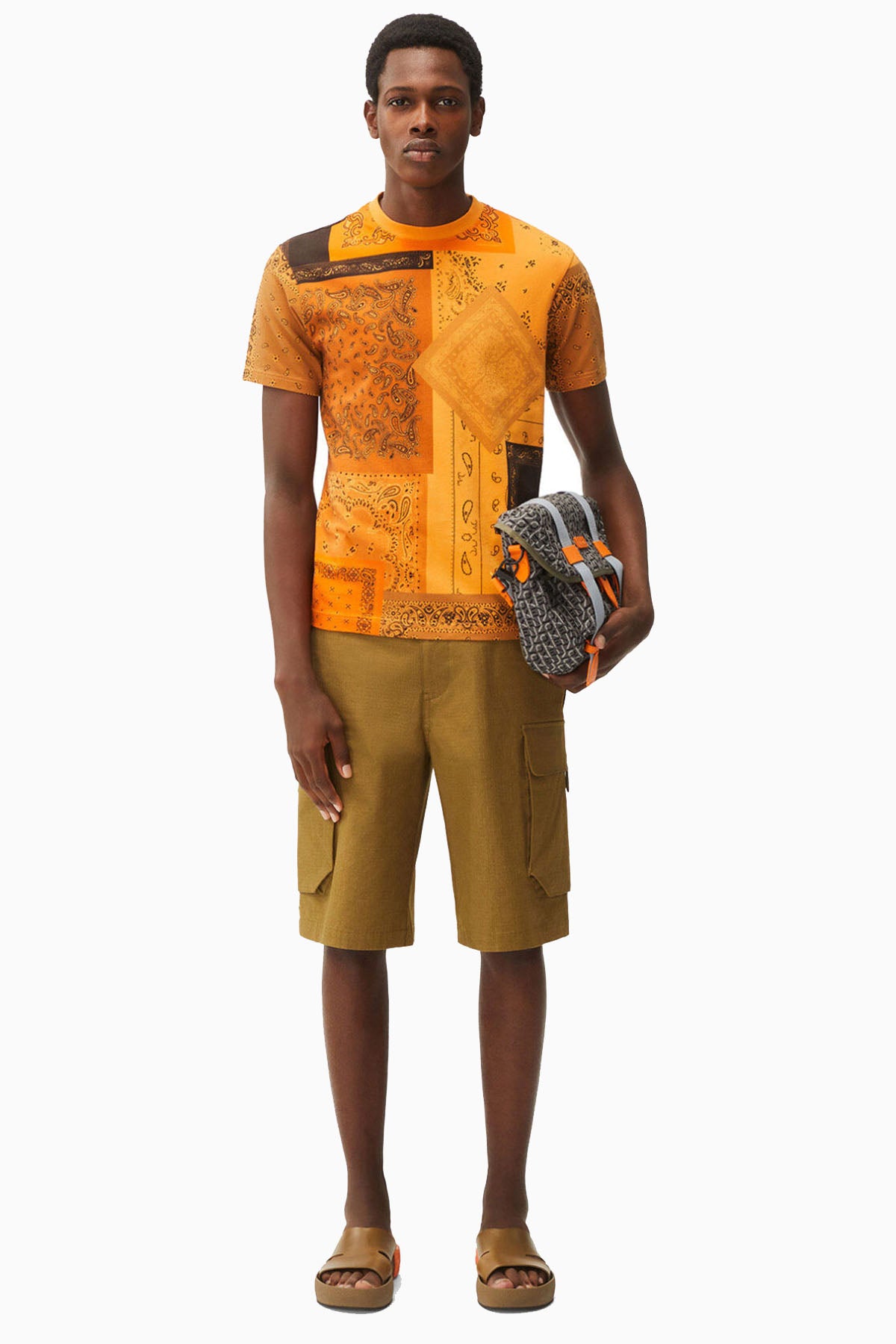 Kenzo Şal Ve Etnik Desenli T-shirt-Libas Trendy Fashion Store