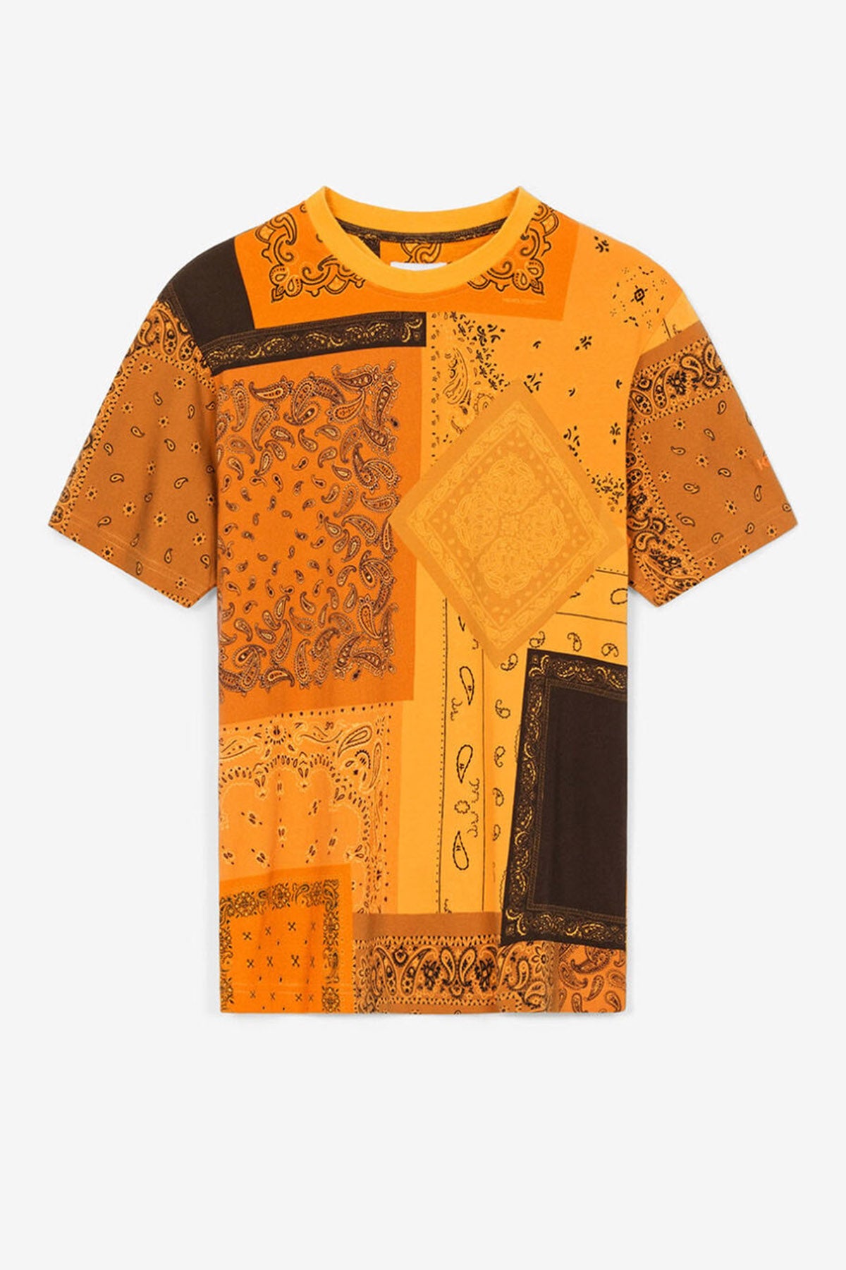 Kenzo Şal Ve Etnik Desenli T-shirt-Libas Trendy Fashion Store