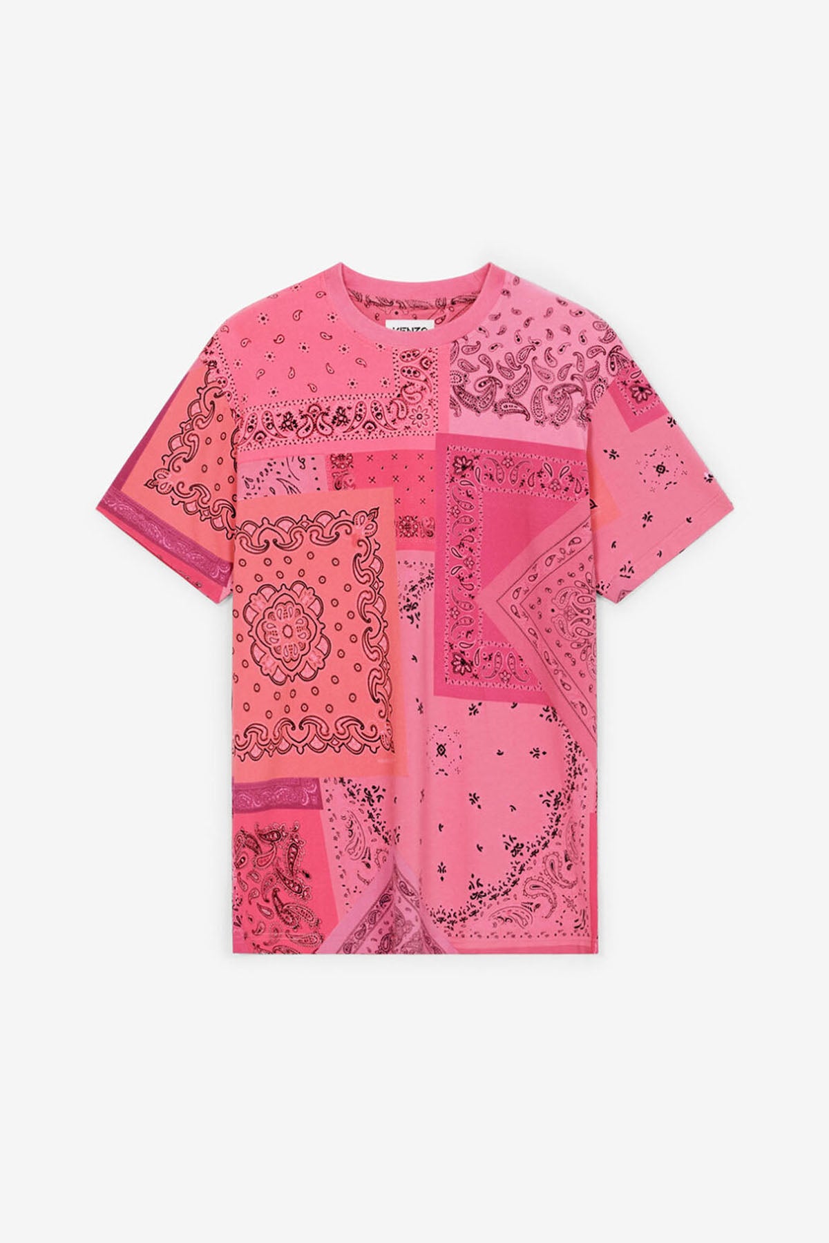 Kenzo Şal Ve Etnik Desenli T-shirt-Libas Trendy Fashion Store