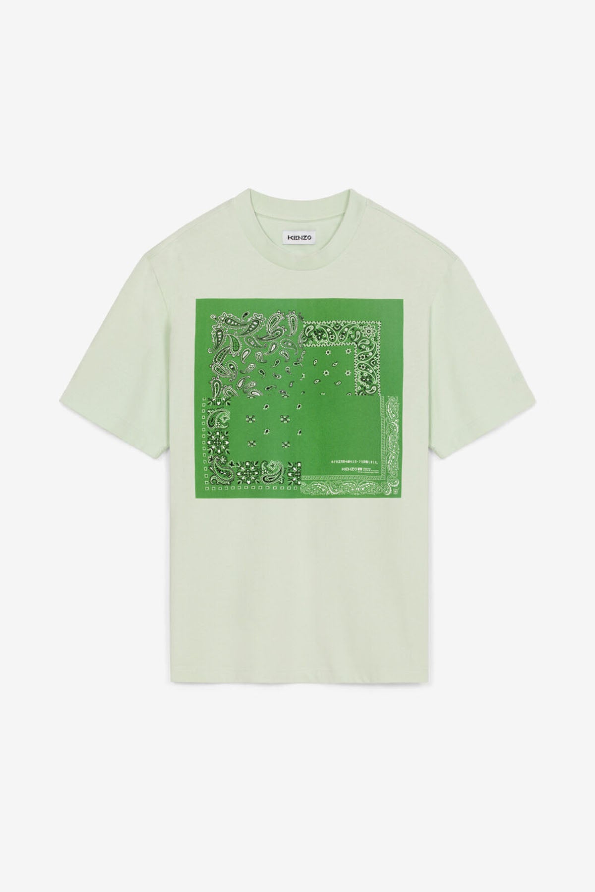 Kenzo Şal Desen Baskılı T-shirt-Libas Trendy Fashion Store