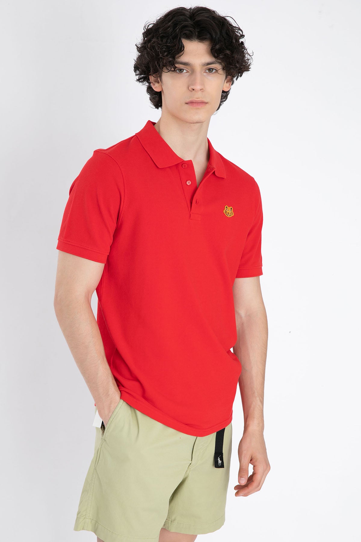 Kenzo Kaplan Logolu Polo Yaka T-shirt-Libas Trendy Fashion Store
