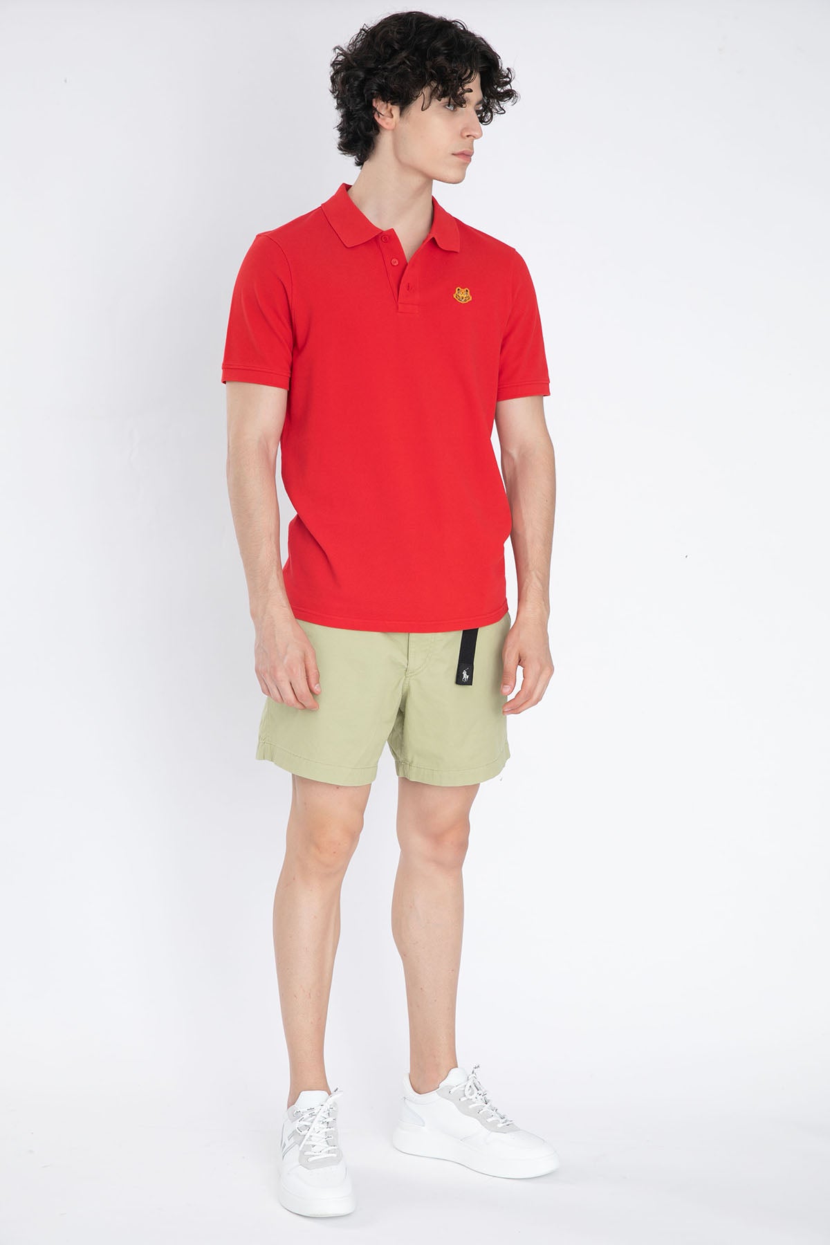 Kenzo Kaplan Logolu Polo Yaka T-shirt-Libas Trendy Fashion Store