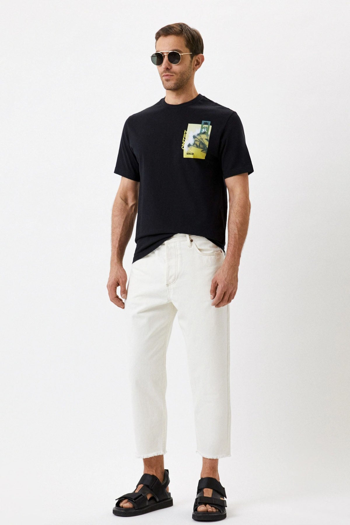 Kenzo Yuvarlak Yaka Logolu T-shirt-Libas Trendy Fashion Store