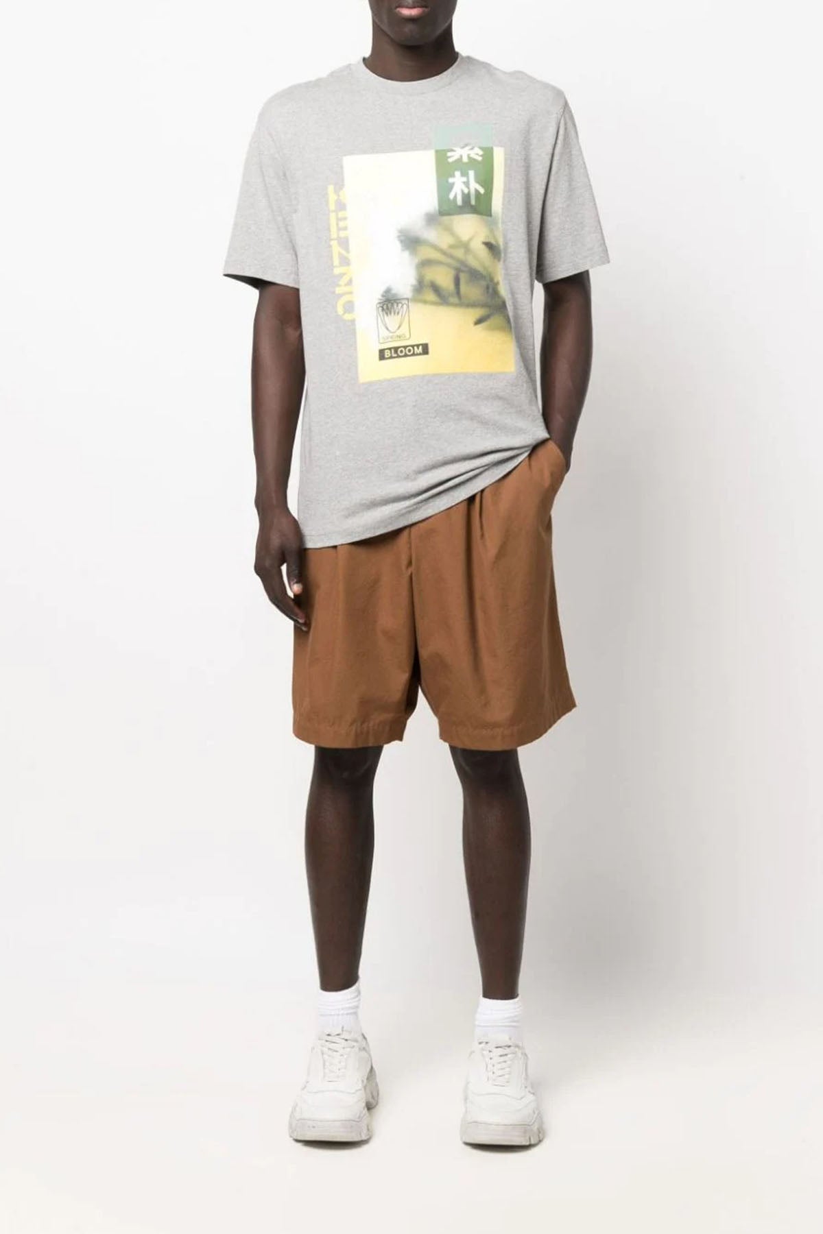 Kenzo Yuvarlak Yaka Logolu T-shirt-Libas Trendy Fashion Store