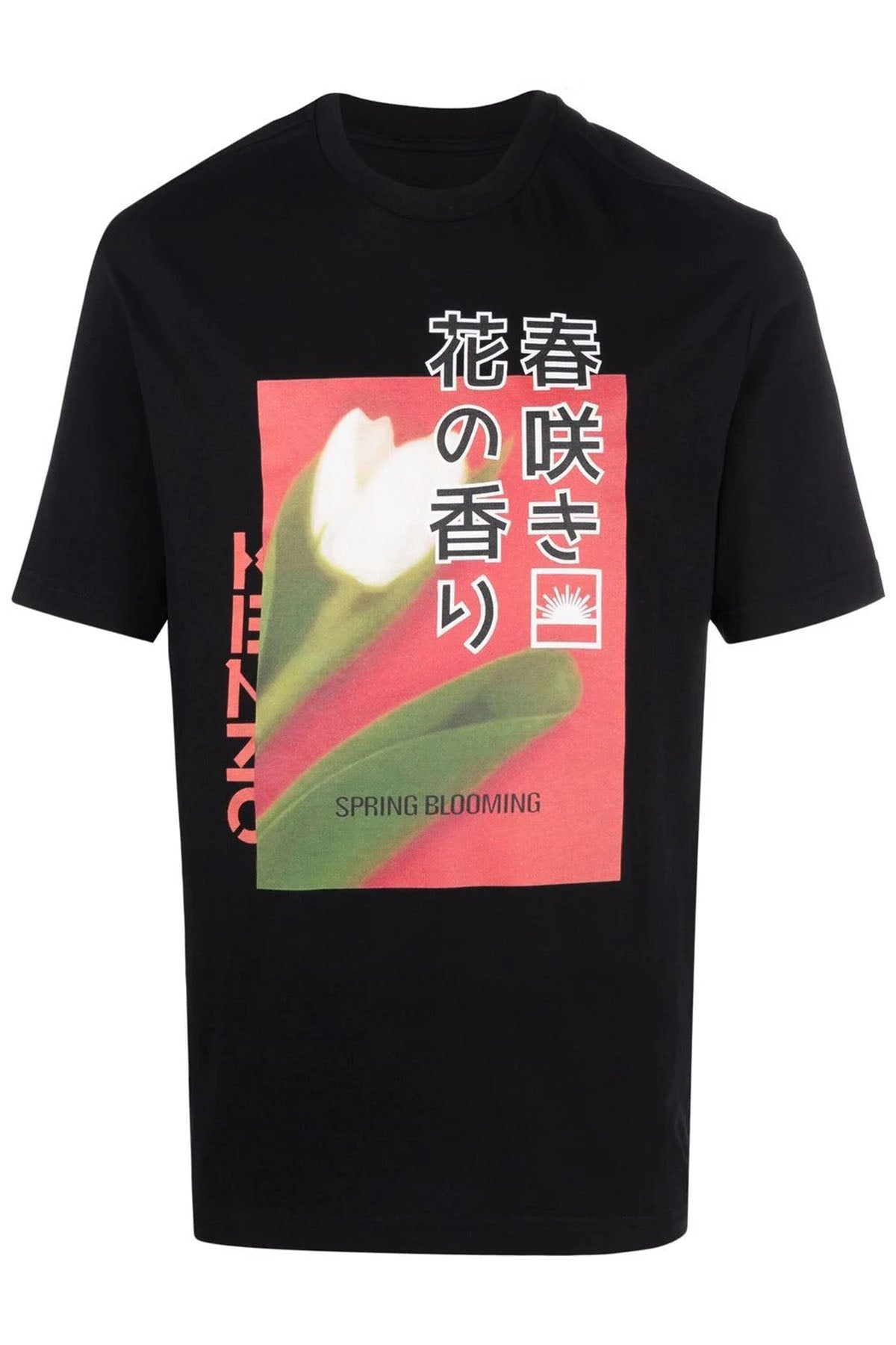 Kenzo Geniş Kesim Yuvarlak Yaka Logolu T-shirt-Libas Trendy Fashion Store