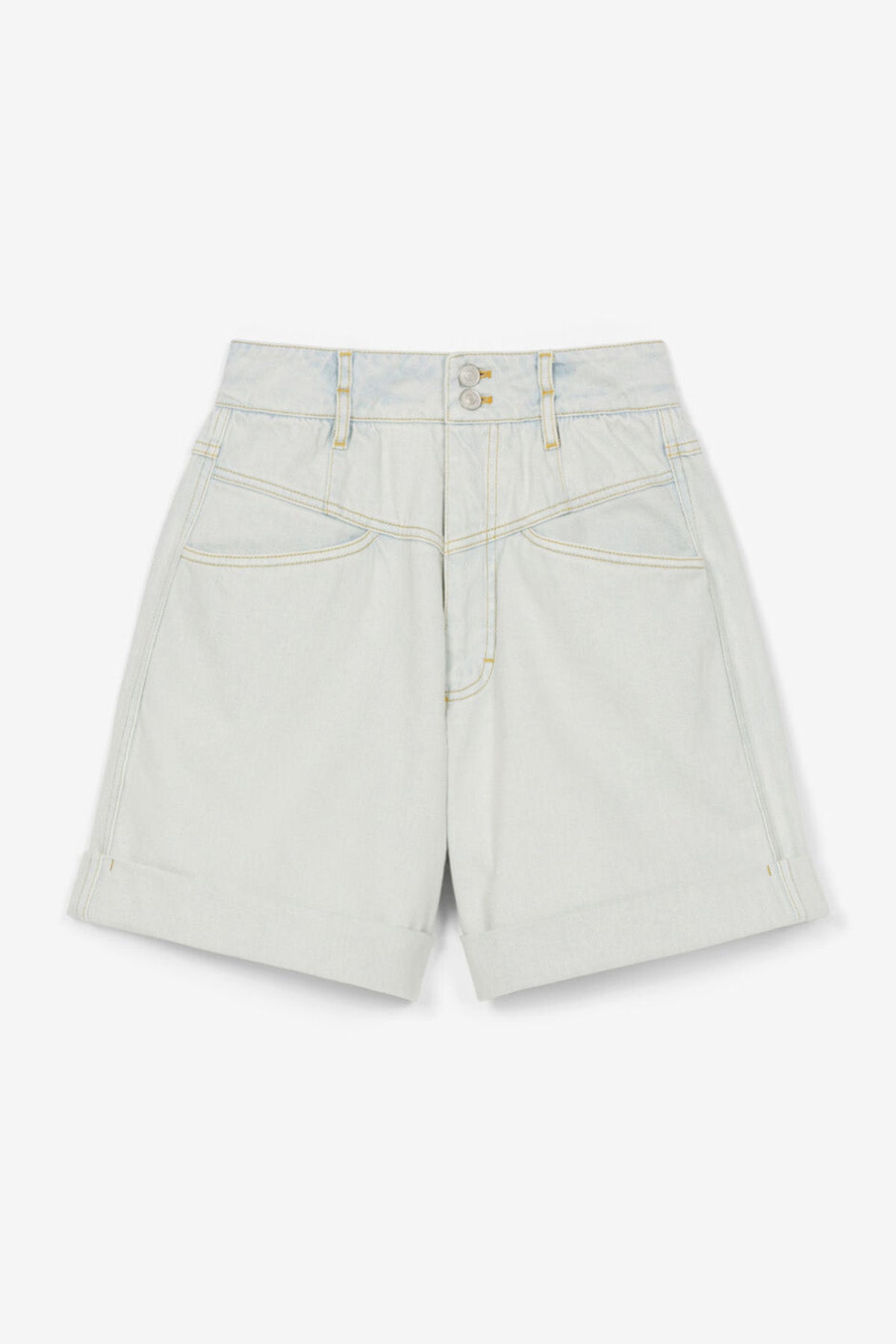 Kenzo Yüksek Bel Jean Şort-Libas Trendy Fashion Store