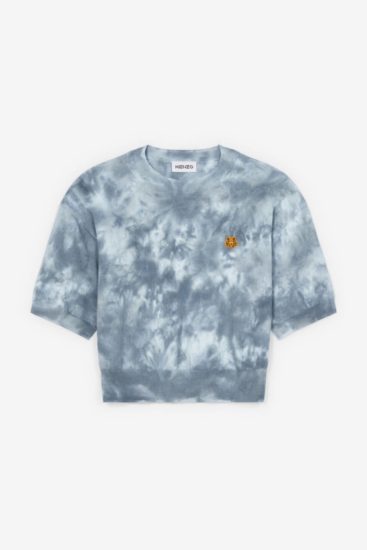 Kenzo Kaplan Logolu Batik Triko T-shirt-Libas Trendy Fashion Store