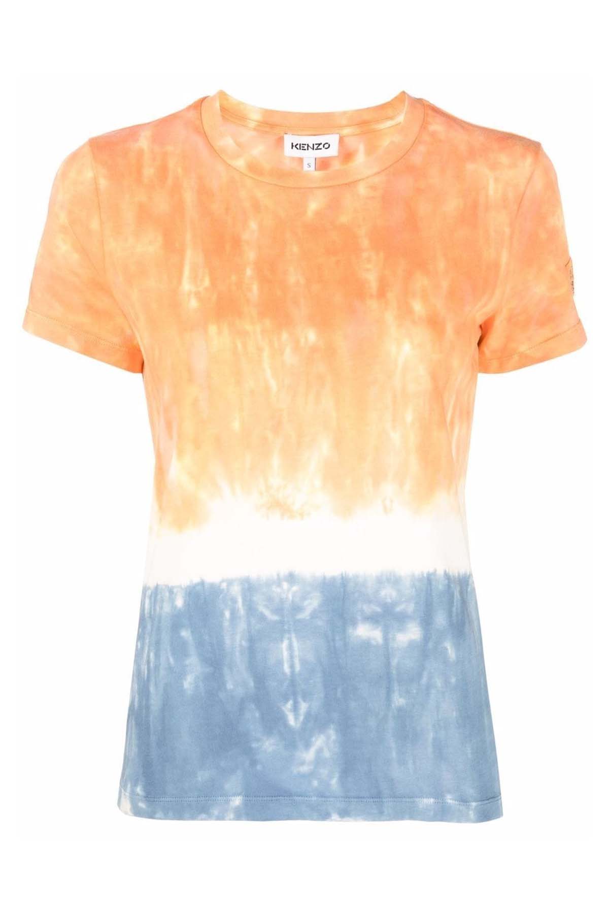 Kenzo Degrade Geçişli Batik T-shirt-Libas Trendy Fashion Store