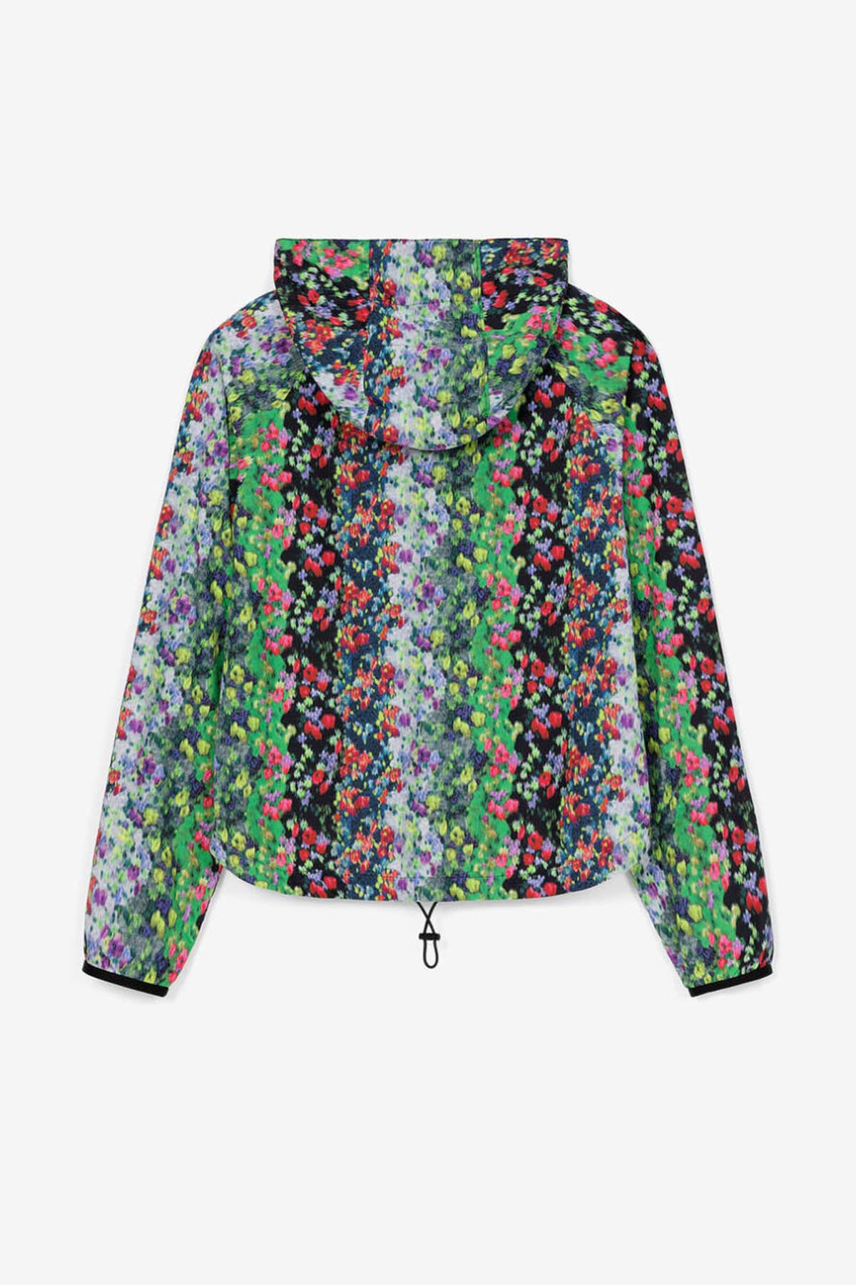 Kenzo Çiçek Desenli Kapüşonlu Rüzgarlık Ceket-Libas Trendy Fashion Store