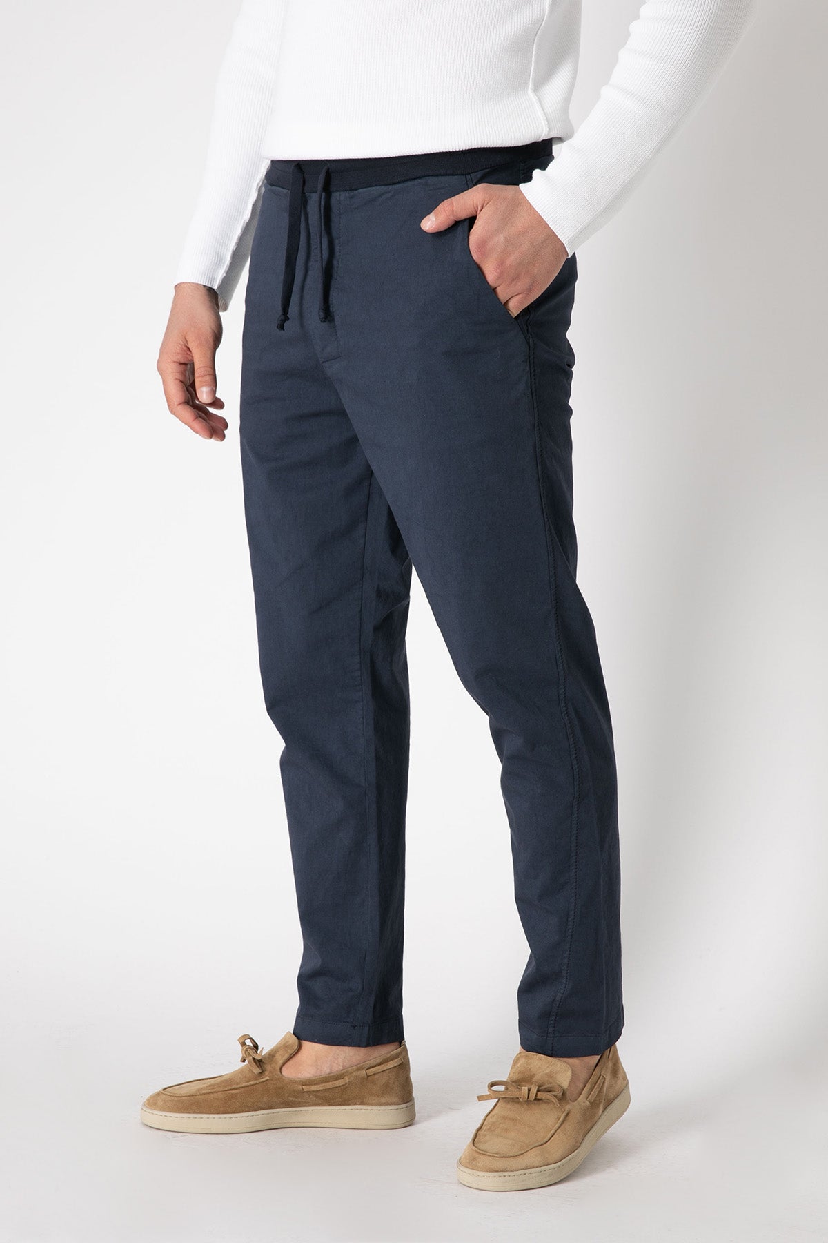 Transit Beli Lastikli Jogger Pantolon-Libas Trendy Fashion Store