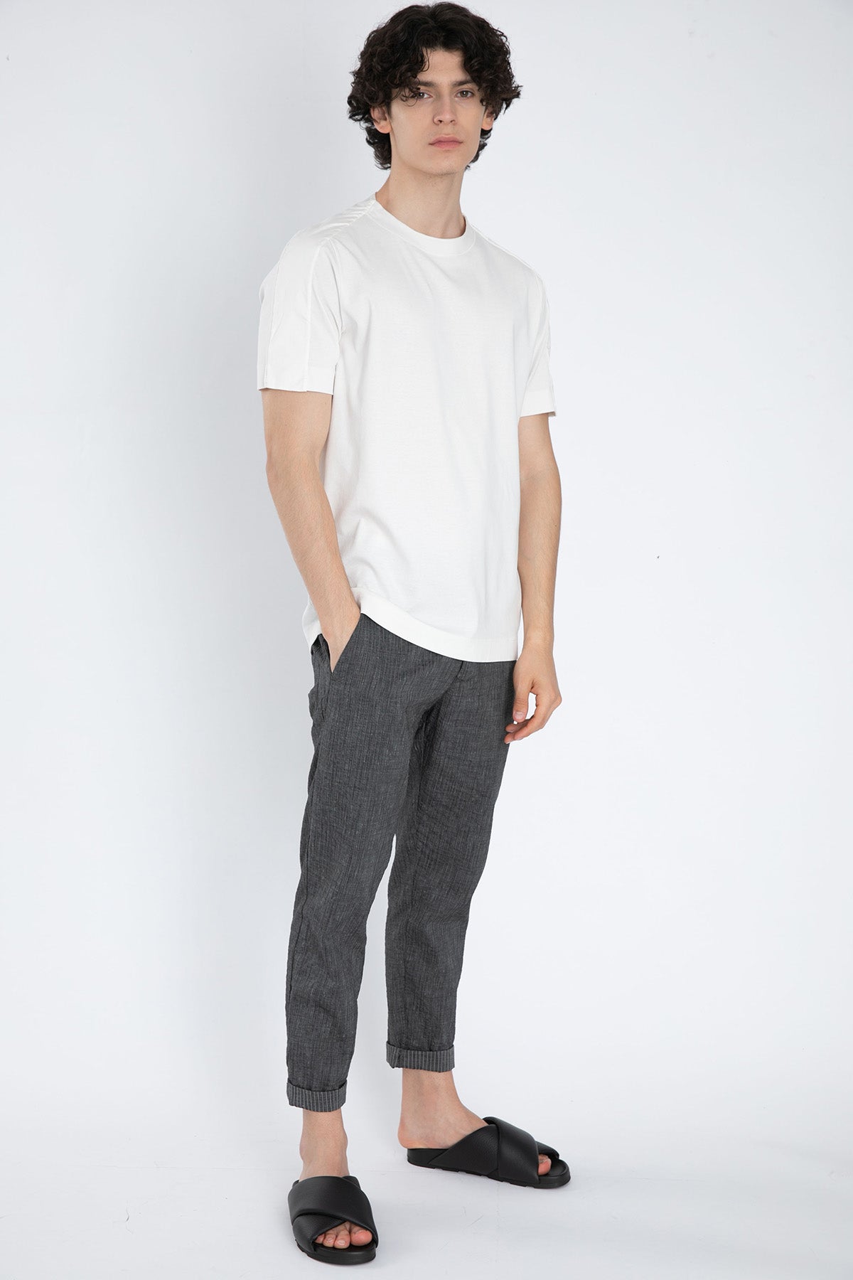 Transit Yuvarlak Yaka T-shirt-Libas Trendy Fashion Store