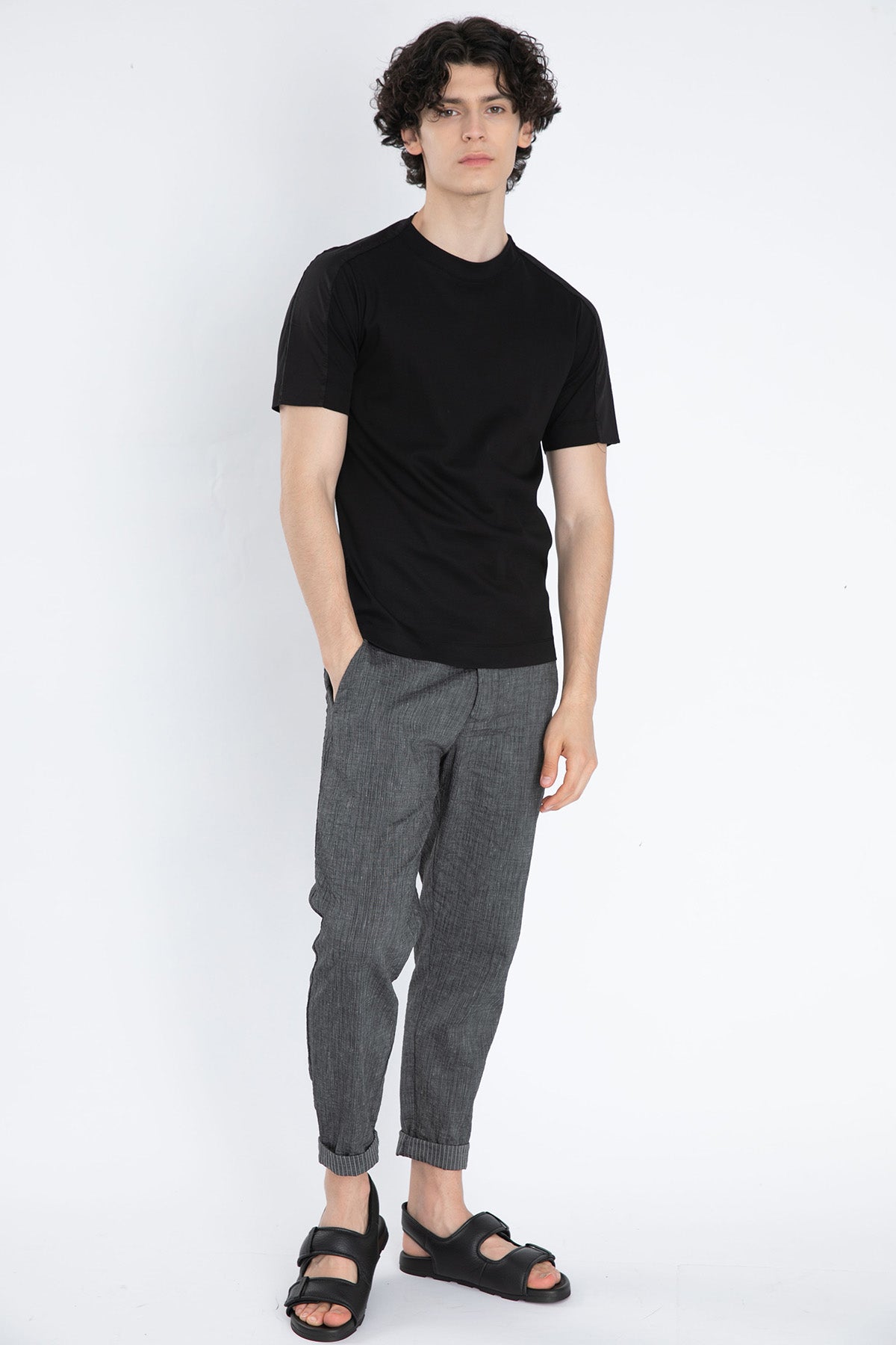 Transit Yuvarlak Yaka T-shirt-Libas Trendy Fashion Store