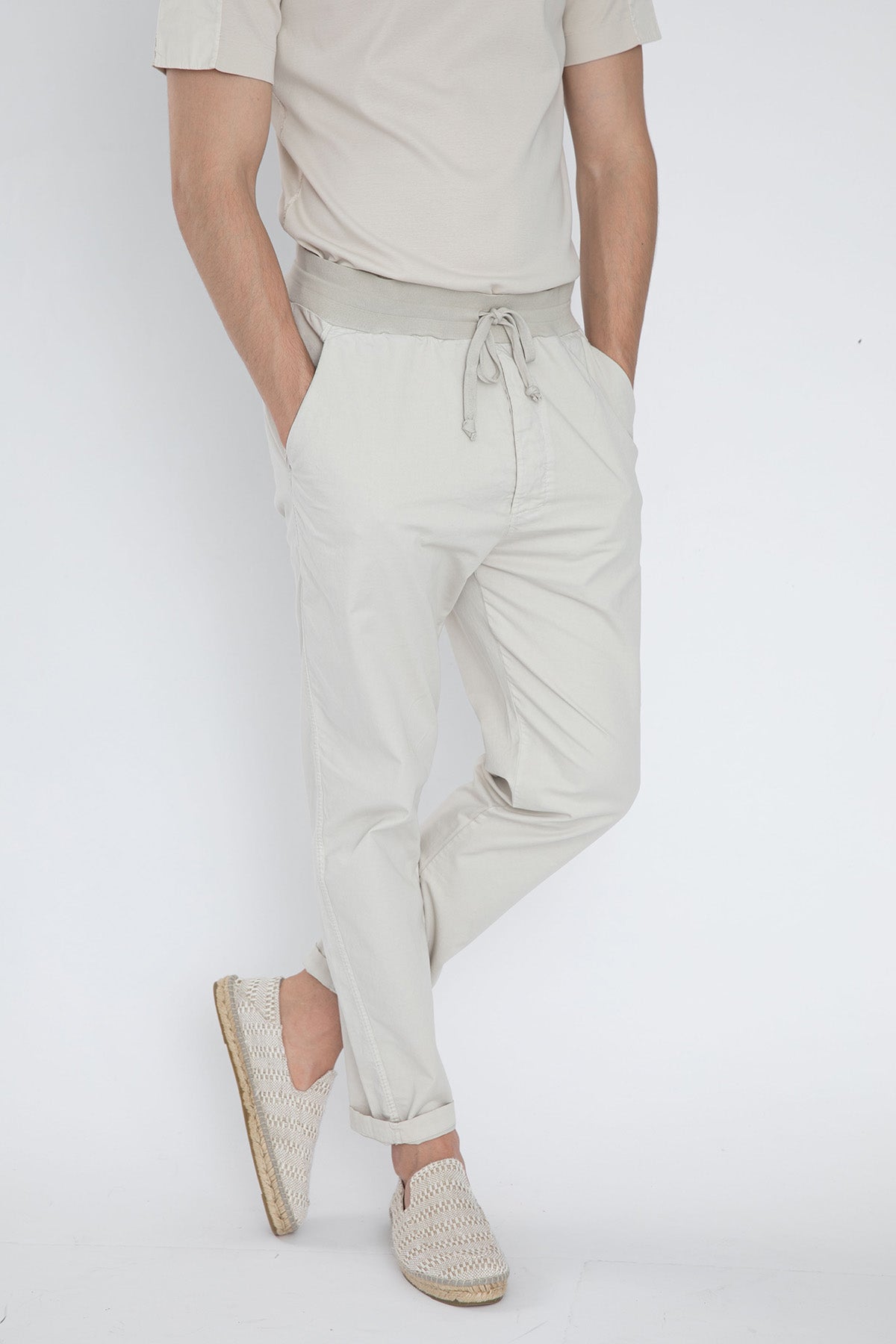 Transit Beli Lastikli Streç Jogger Pantolon-Libas Trendy Fashion Store