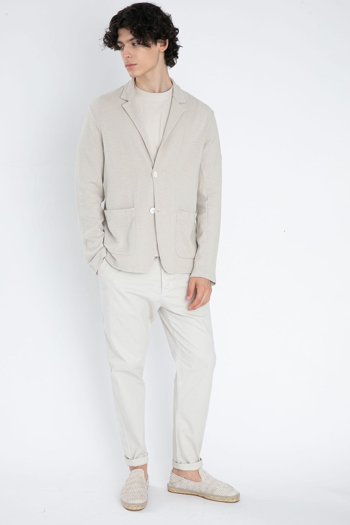 Transit Spor Cepli Çift Düğme Triko Ceket-Libas Trendy Fashion Store