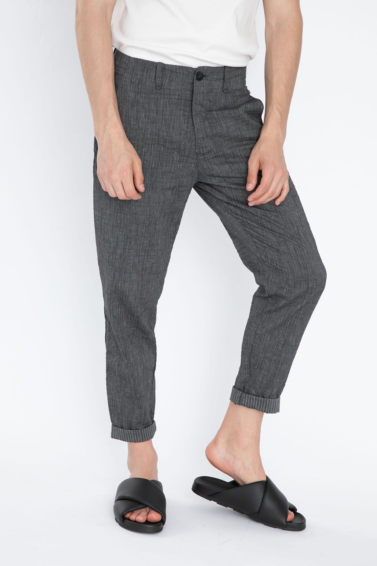 Transit Yandan Cepli Ketenli Pantolon-Libas Trendy Fashion Store