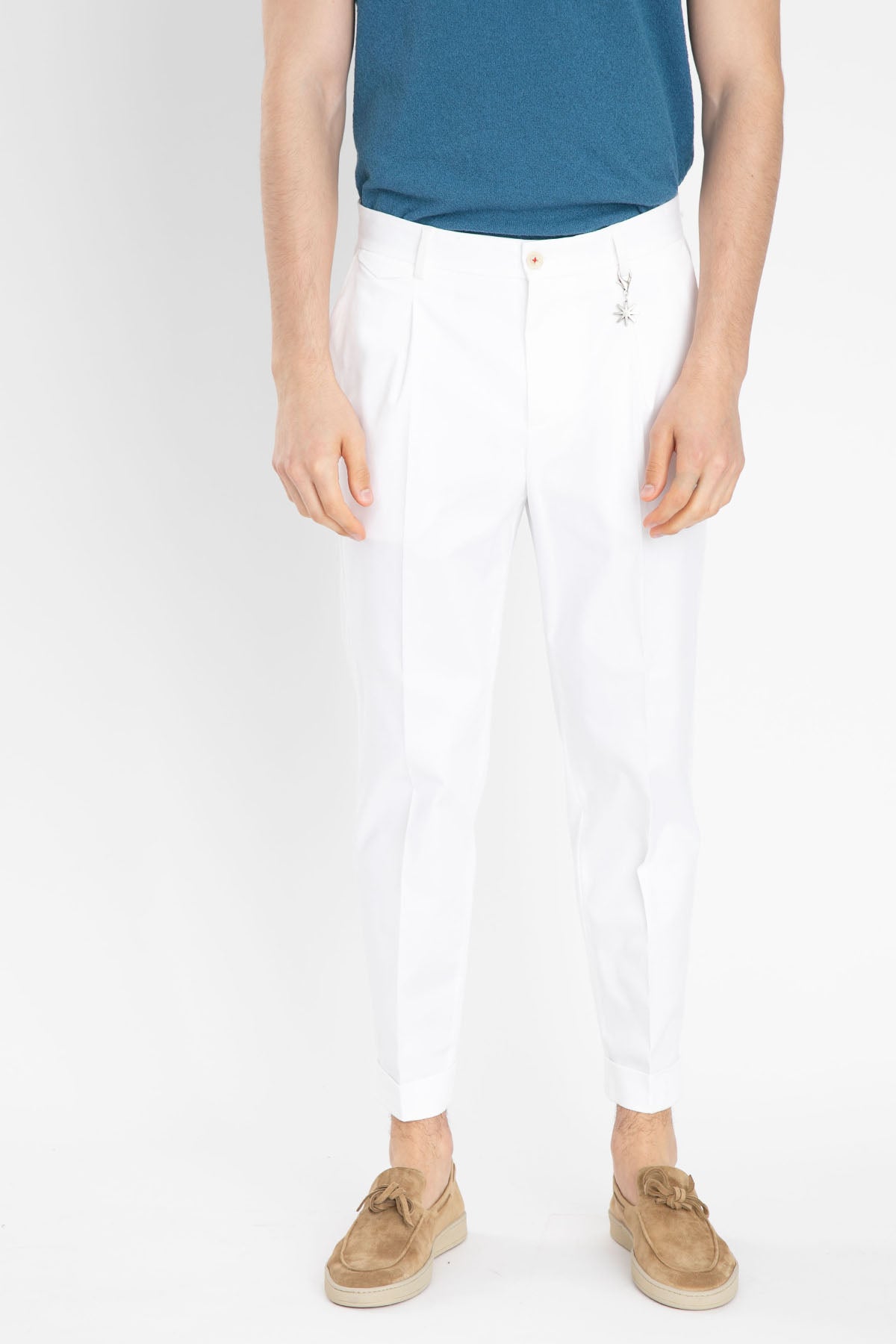 Manuel Ritz Tek Pile Duble Paça Pantolon-Libas Trendy Fashion Store