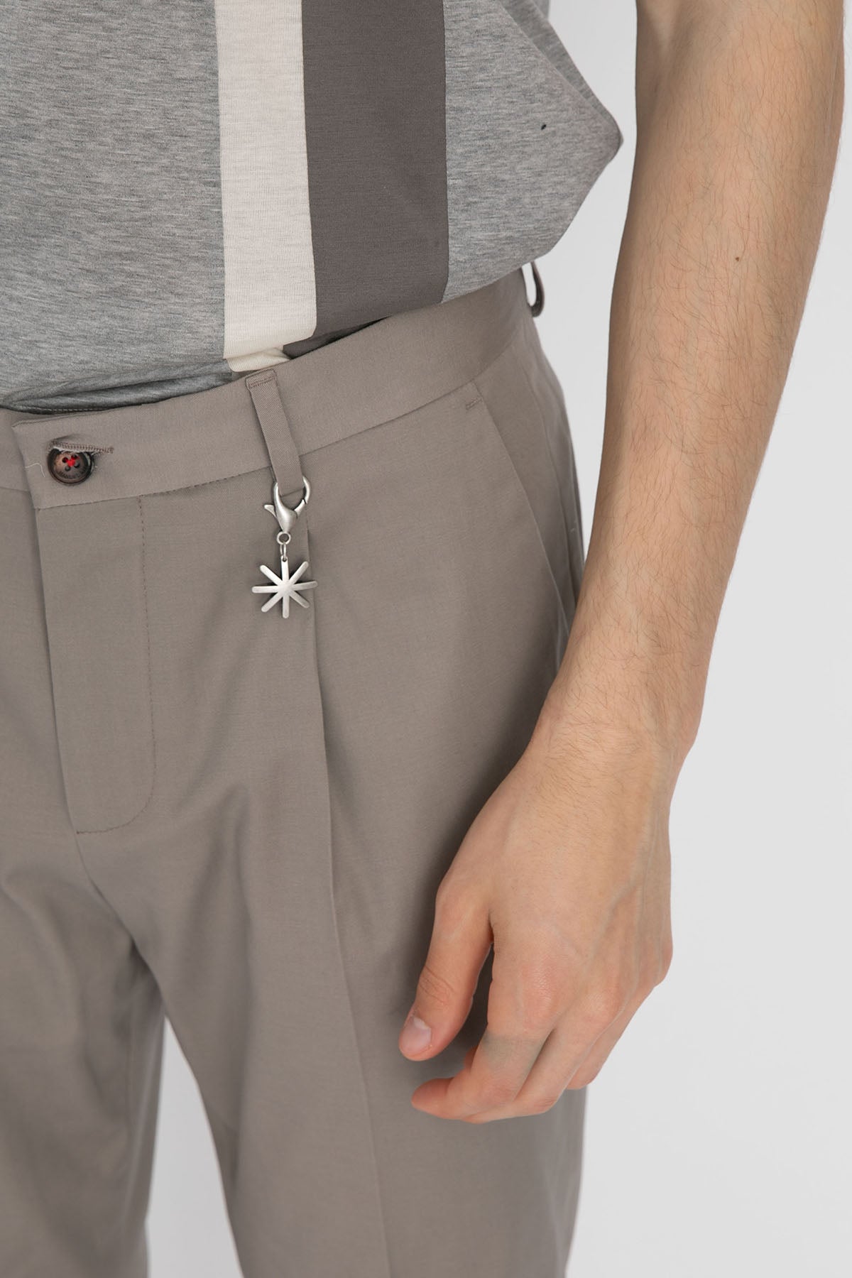 Manuel Ritz Tek Pile Duble Paça Pantolon-Libas Trendy Fashion Store