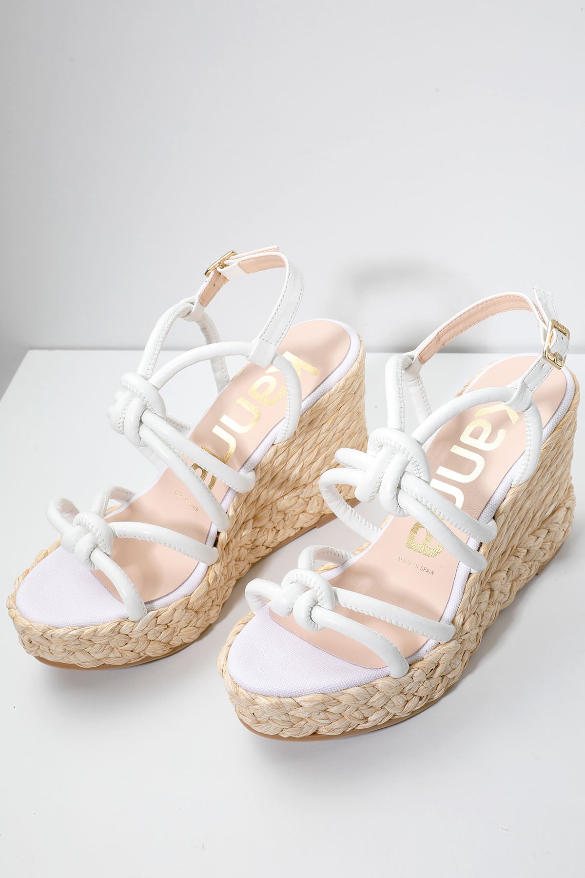 Kanna Hasır Dolgu Topuklu Sandalet-Libas Trendy Fashion Store