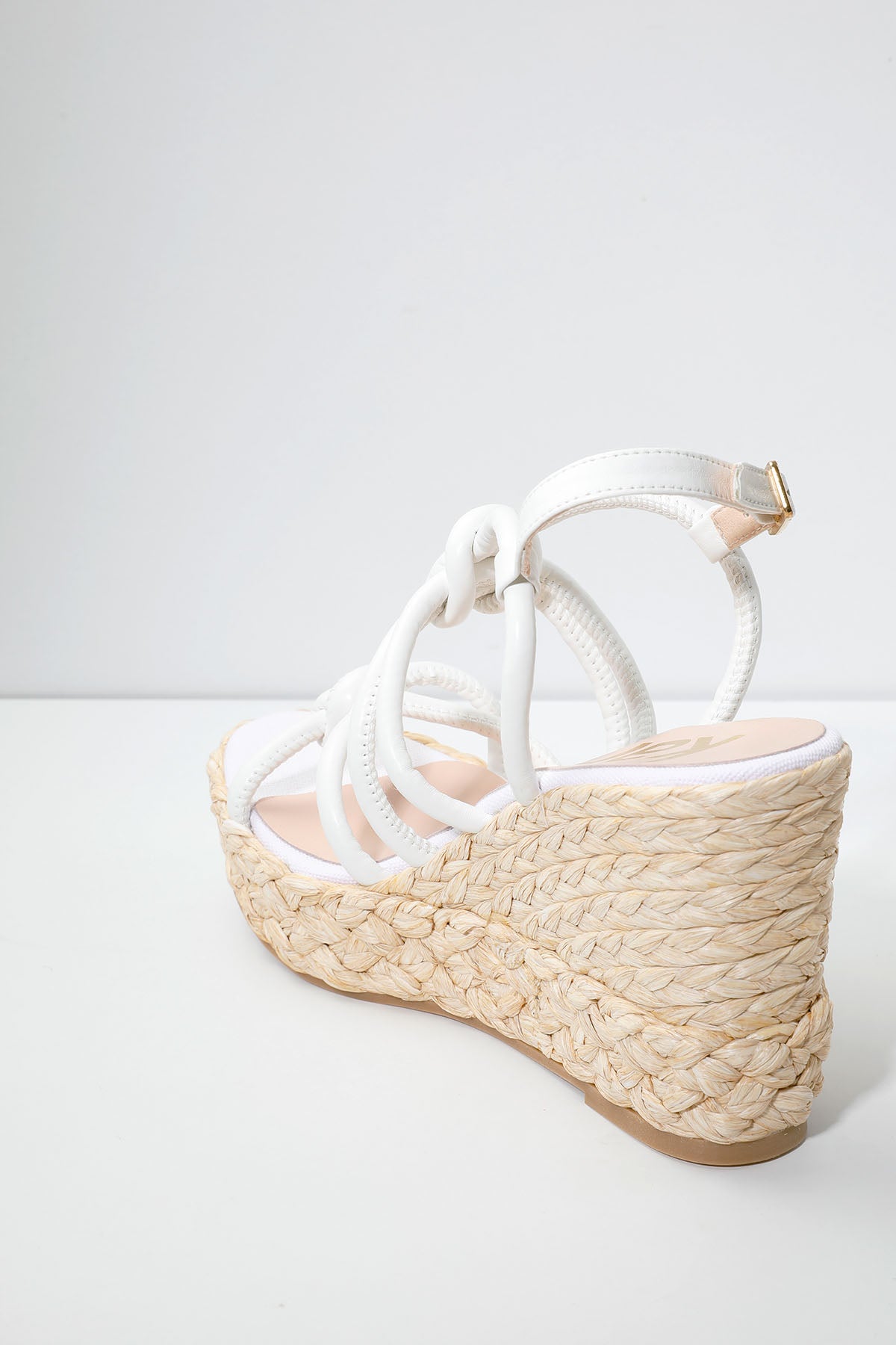 Kanna Hasır Dolgu Topuklu Sandalet-Libas Trendy Fashion Store