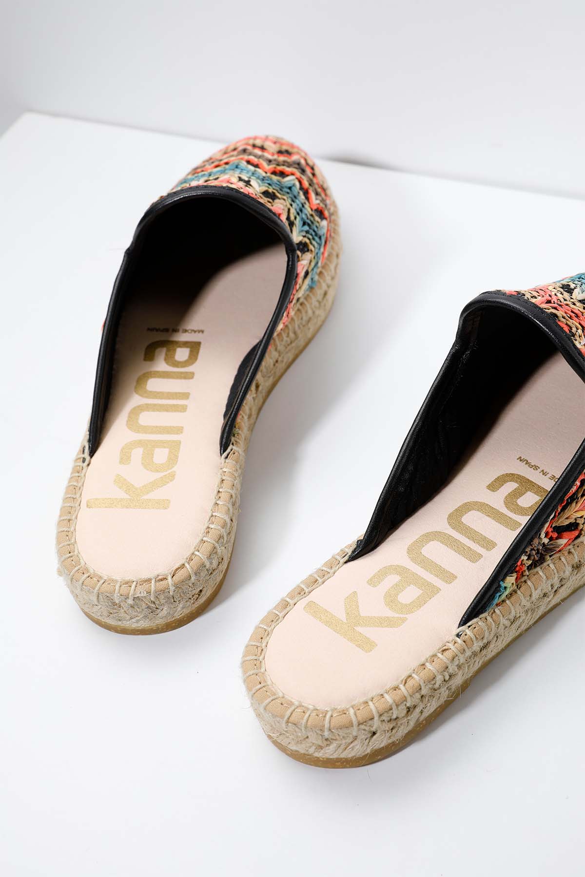 Kanna Hasır Örgü Espadril Terlik-Libas Trendy Fashion Store