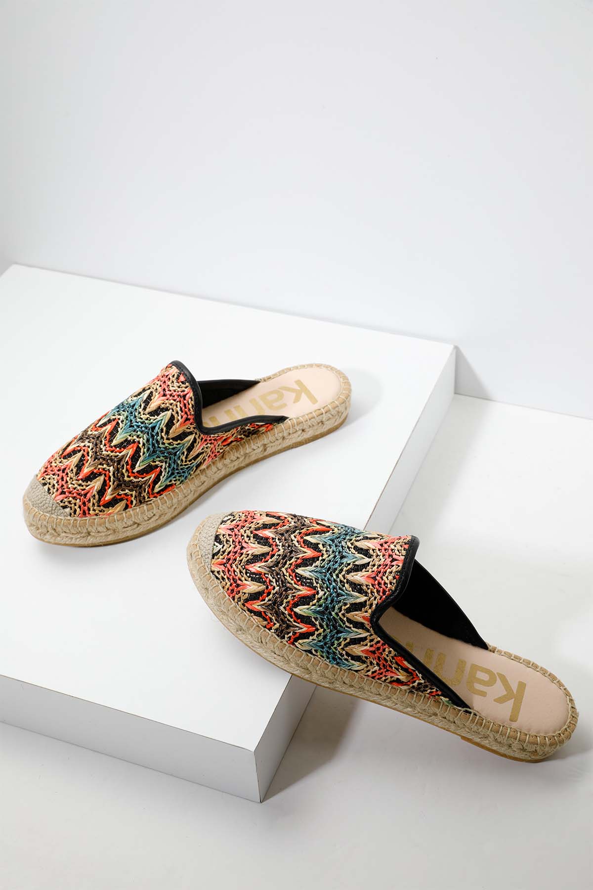 Kanna Hasır Örgü Espadril Terlik-Libas Trendy Fashion Store