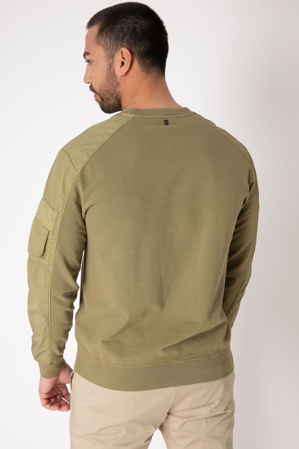 Dondup Cep Detaylı Yuvarlak Yaka Sweatshirt-Libas Trendy Fashion Store