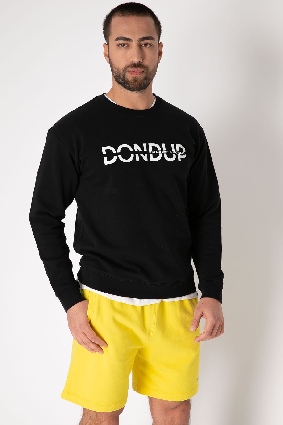 Dondup Logolu Yuvarlak Yaka Sweatshirt-Libas Trendy Fashion Store