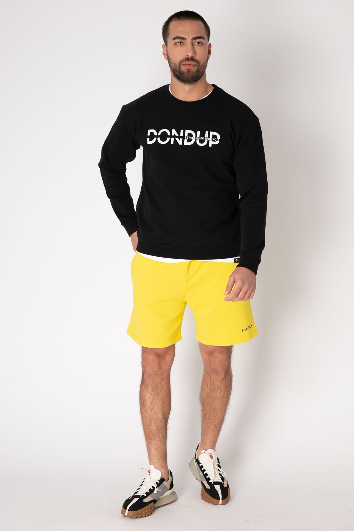 Dondup Logolu Yuvarlak Yaka Sweatshirt-Libas Trendy Fashion Store
