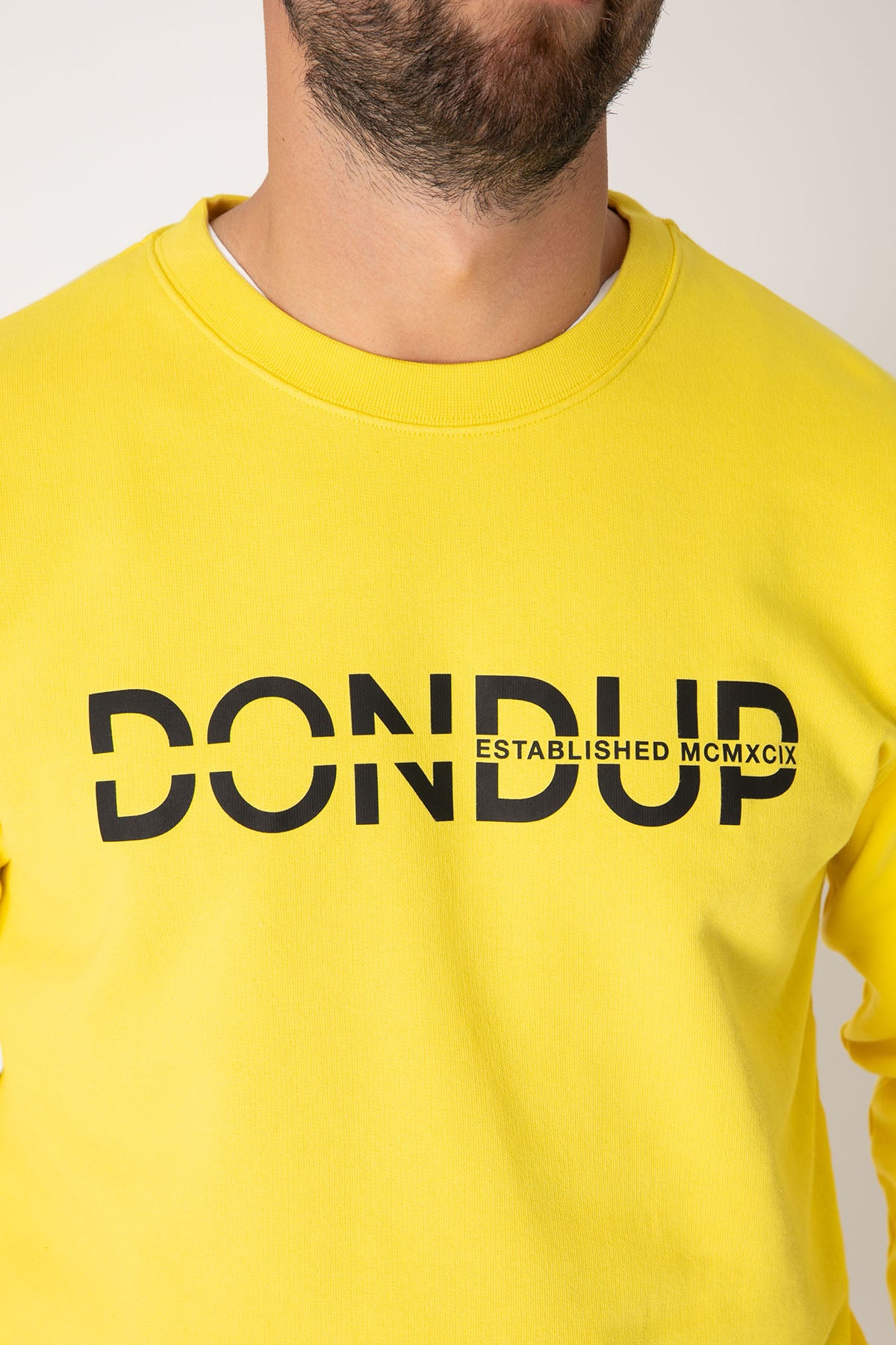 Dondup Logolu Yuvarlak Yaka Sweatshirt-Libas Trendy Fashion Store