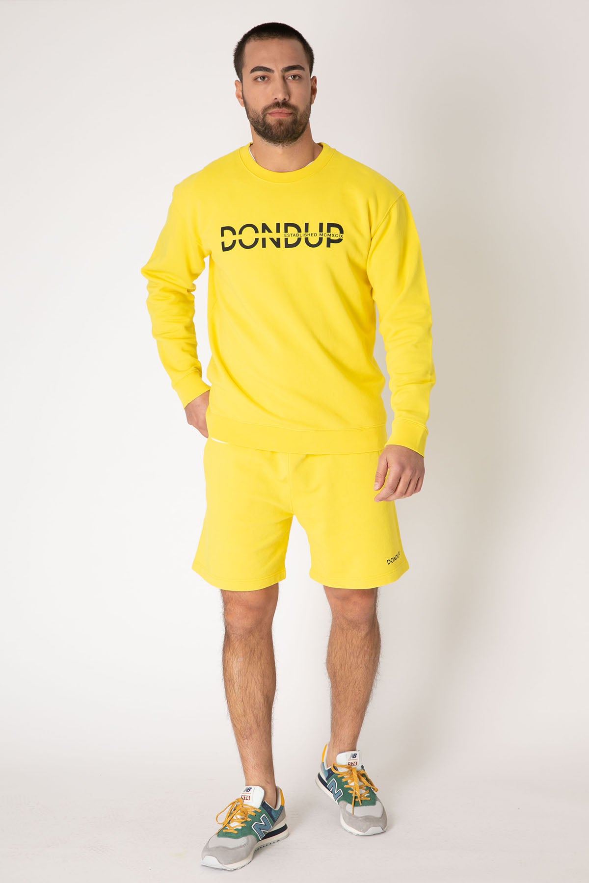 Dondup Logolu Yuvarlak Yaka Sweatshirt-Libas Trendy Fashion Store